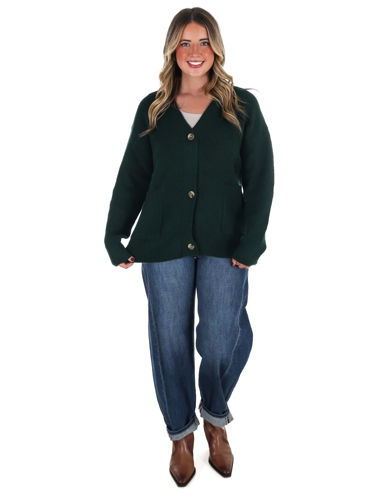 Oversized Button Up Cozy Cardigan Doorbuster - Image 21