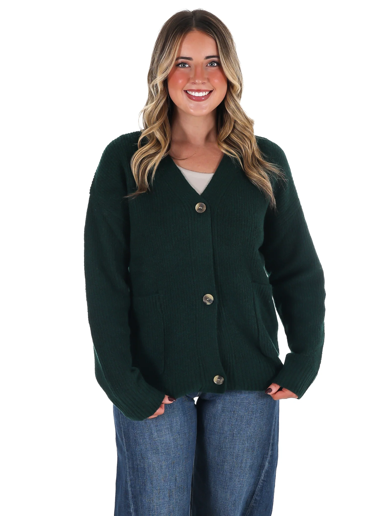 Oversized Button Up Cozy Cardigan Doorbuster - Image 28