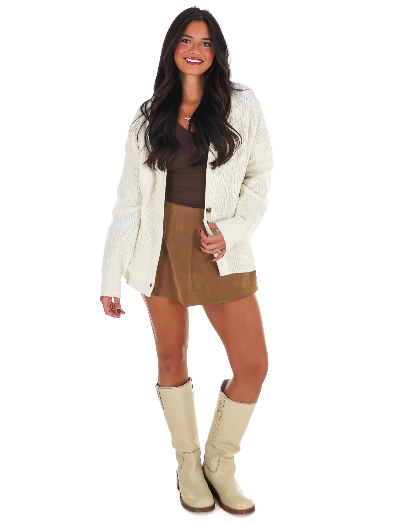 Oversized Button Up Cozy Cardigan Doorbuster - Image 48