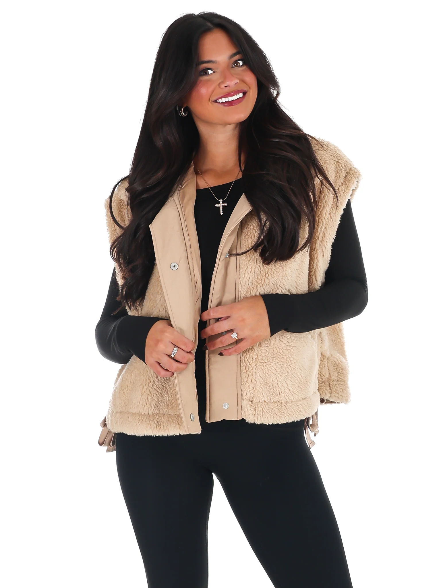 Oversized Fleece Vest Doorbuster - Image 15