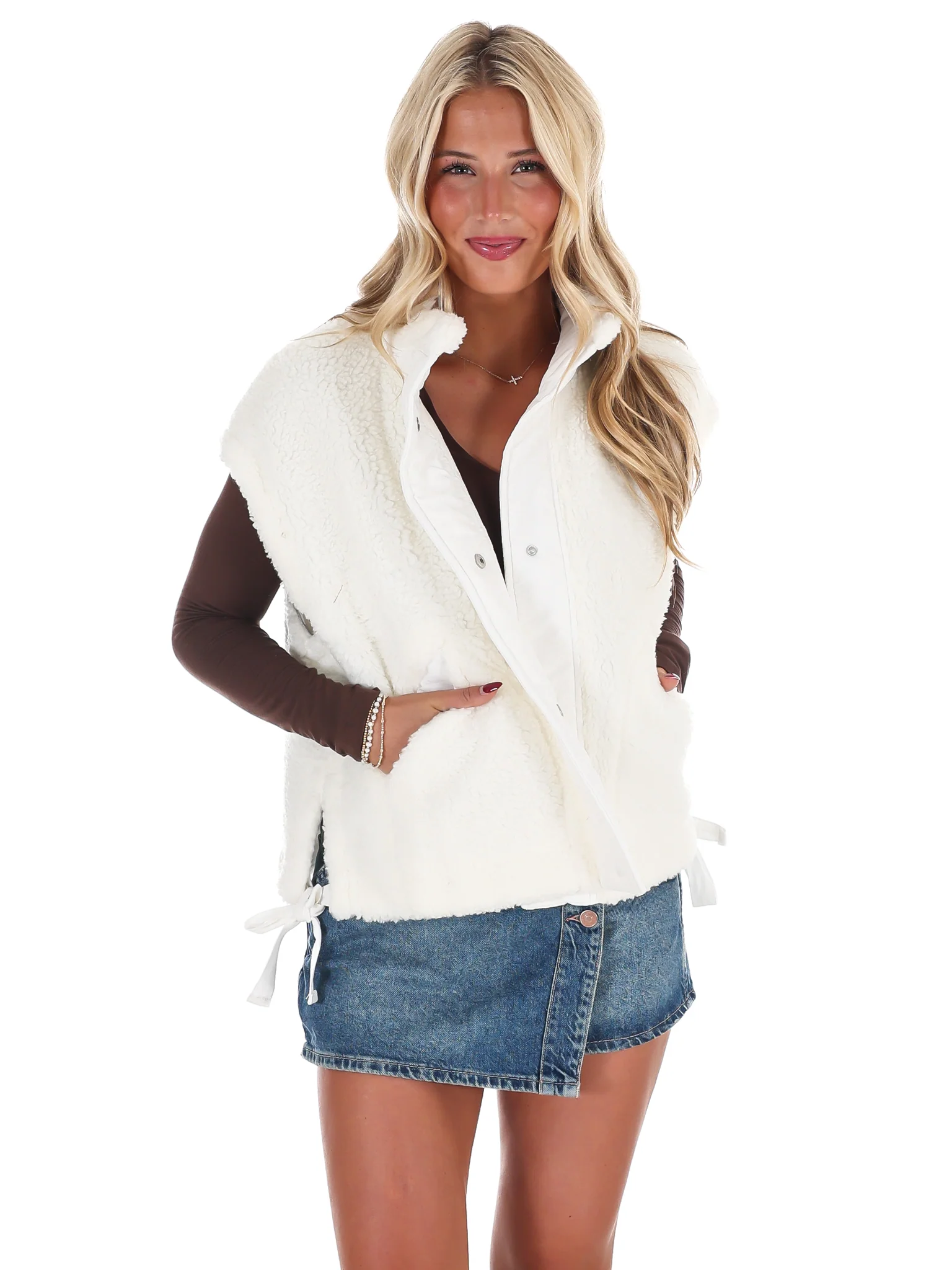 Oversized Fleece Vest Doorbuster - Image 7
