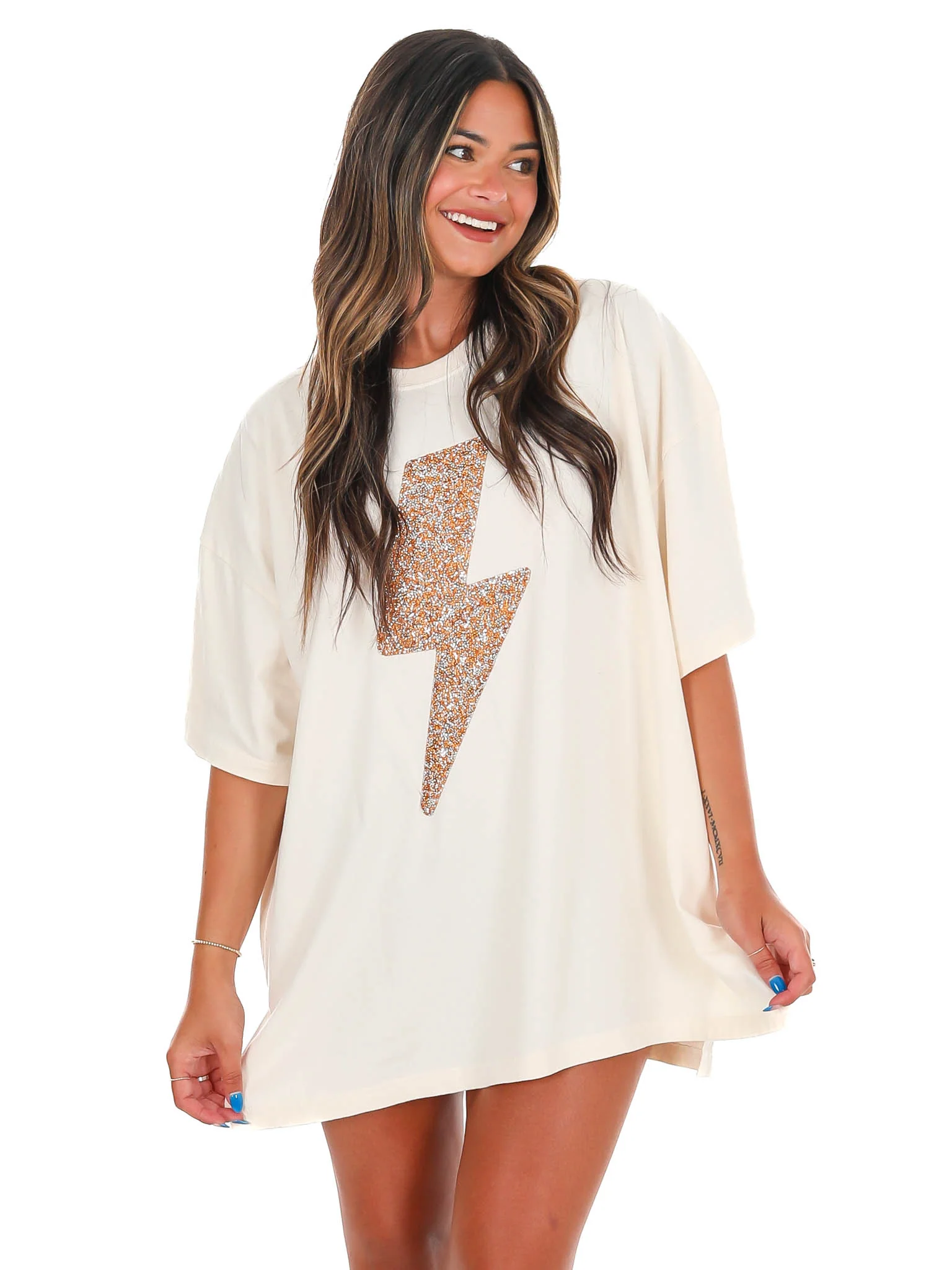 Oversized Lightning Bolt Tee - Image 11