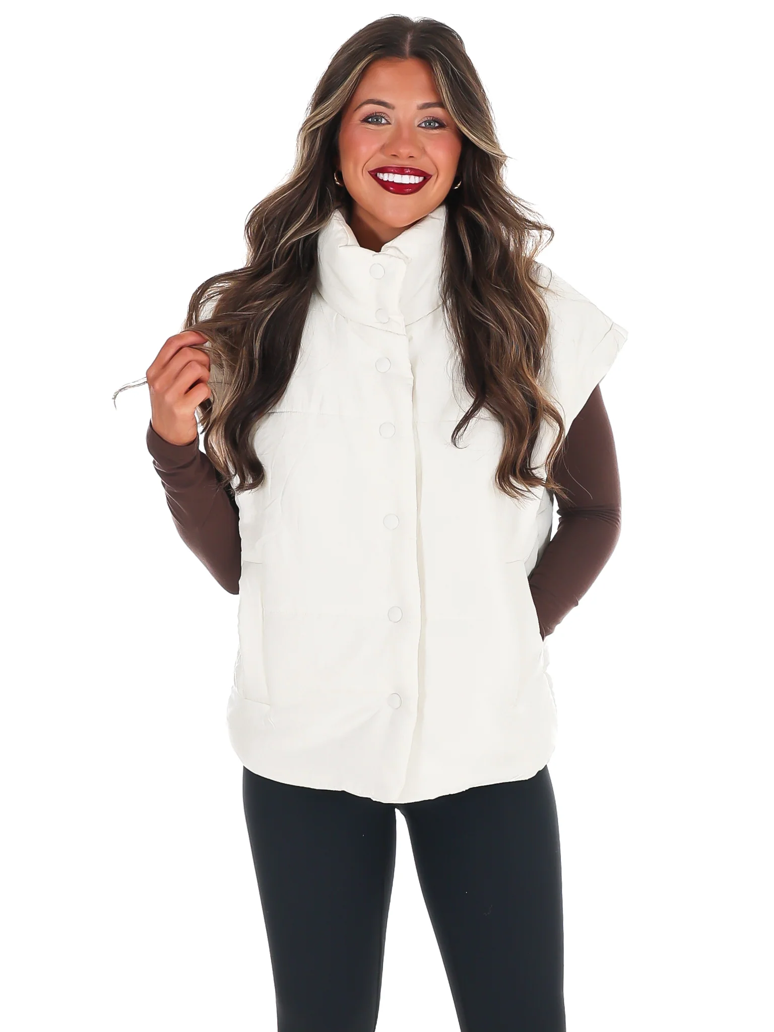 Oversized Puffer Vest Doorbuster - Image 12