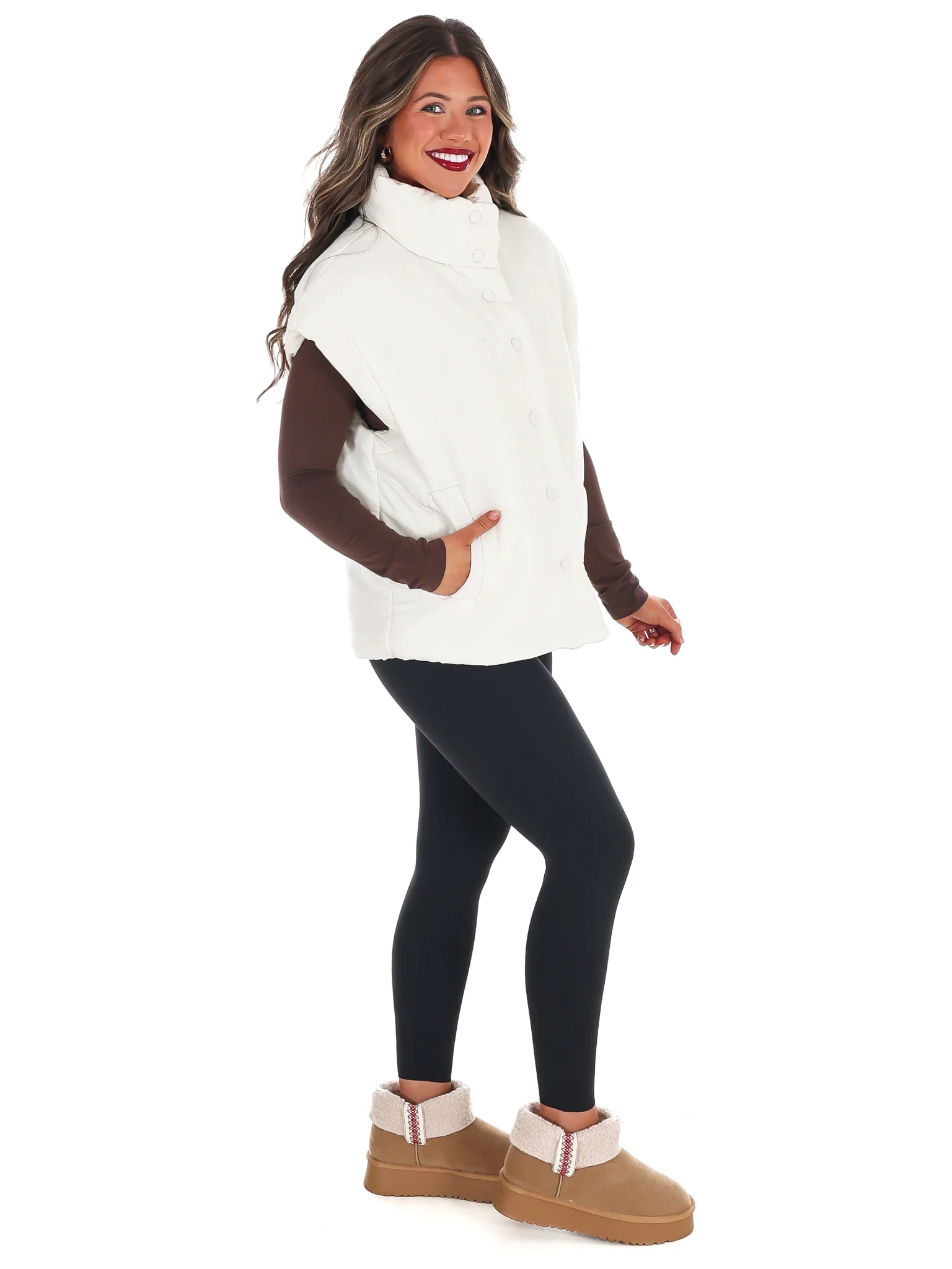 Oversized Puffer Vest Doorbuster - Image 19