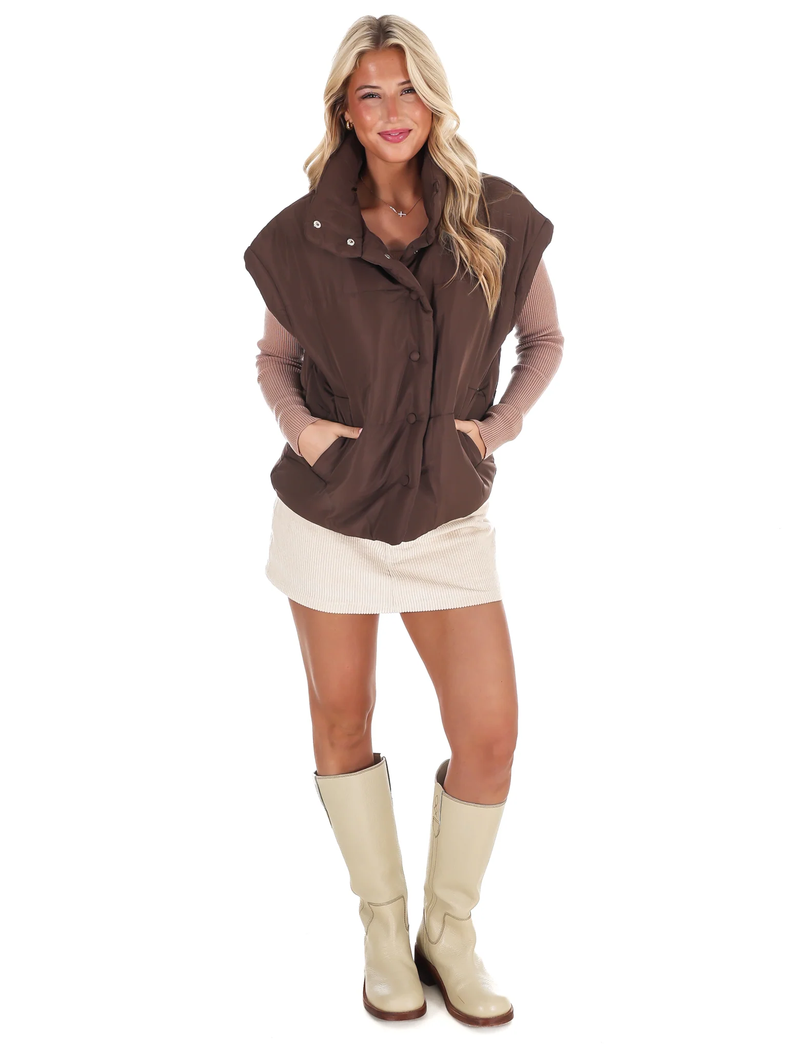 Oversized Puffer Vest Doorbuster - Image 2