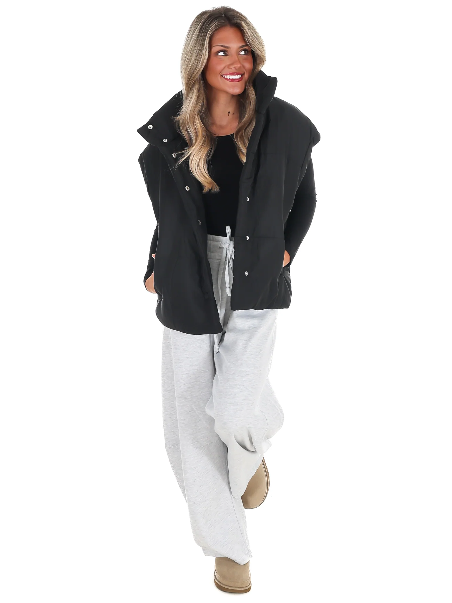 Oversized Puffer Vest Doorbuster - Image 32