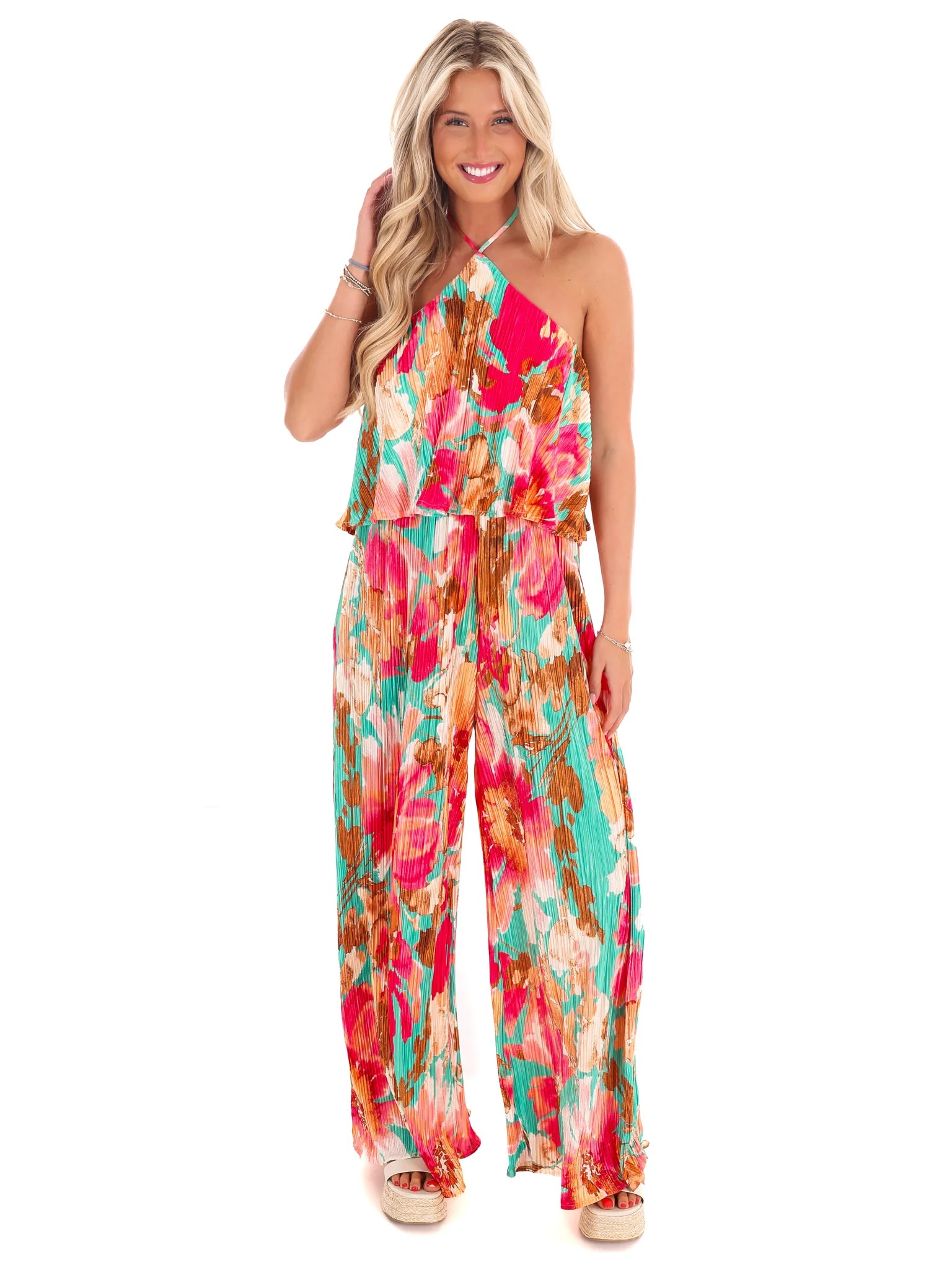 Paradise Found Floral Jumpsuit - Image 5