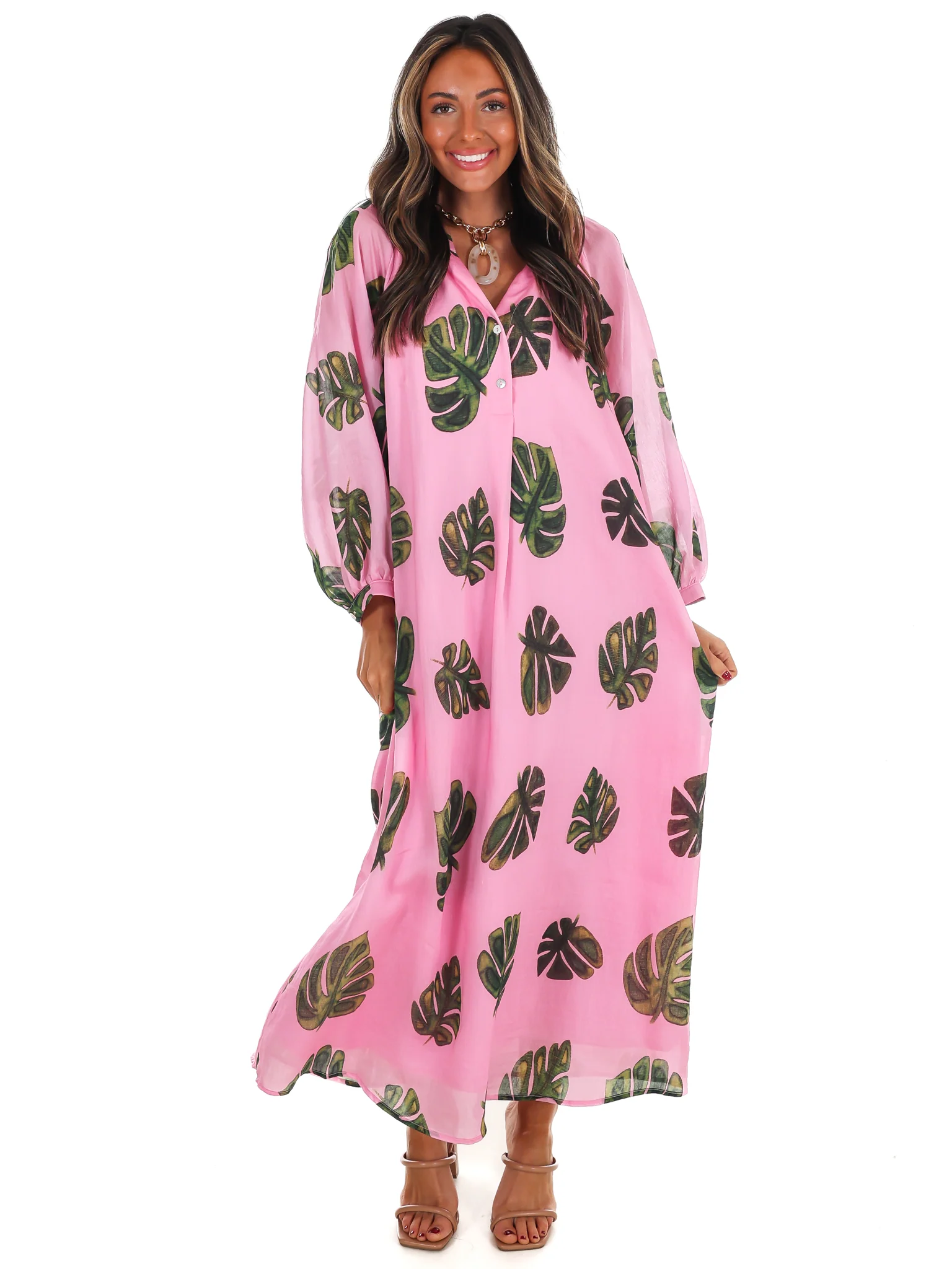 Paradise Print Maxi Dress