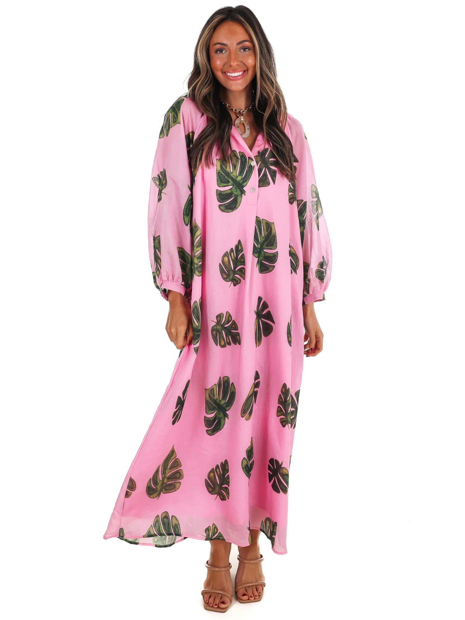 Paradise Print Maxi Dress - Image 2