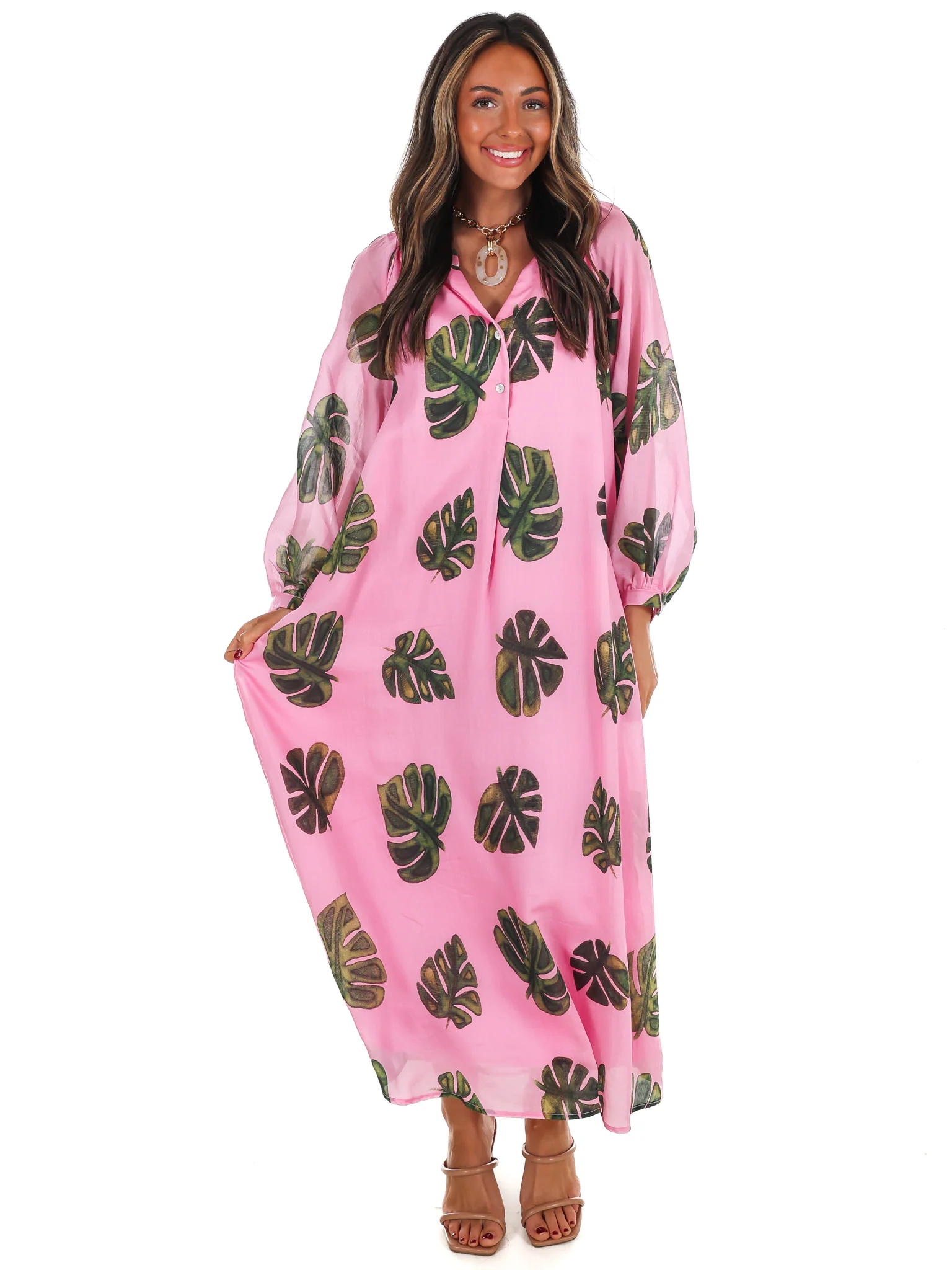 Paradise Print Maxi Dress - Image 6