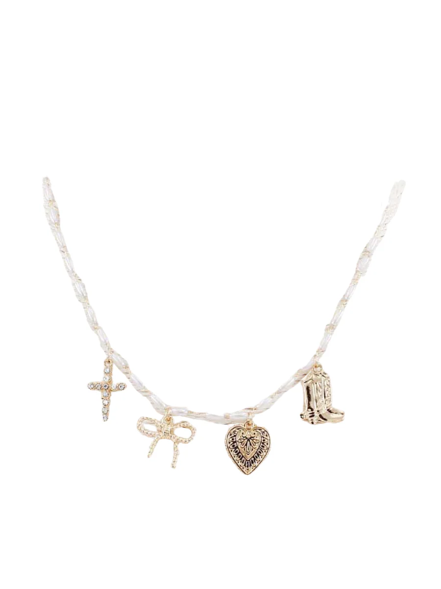 Pearl Charm Necklace