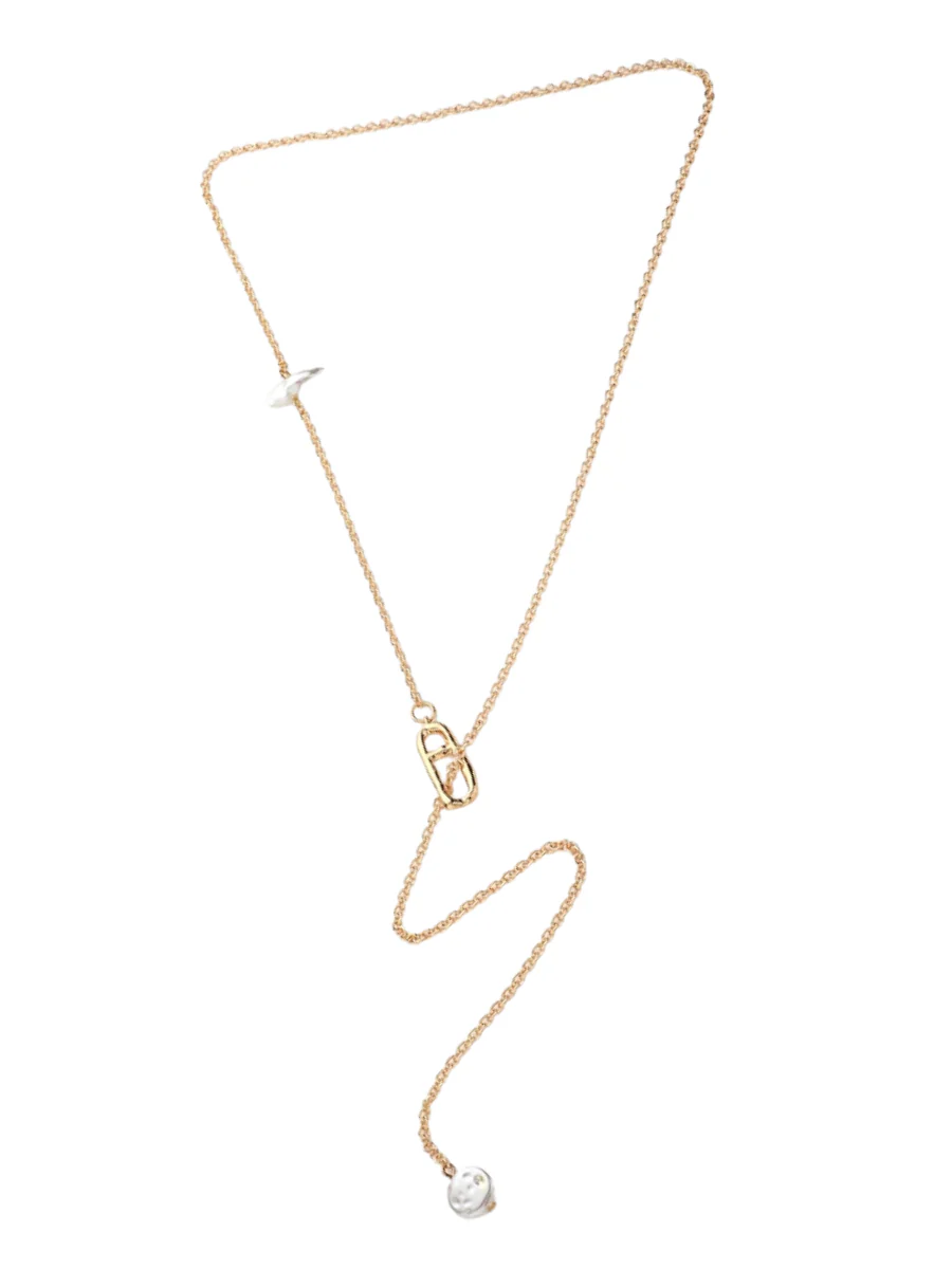 Pearl Long Chain Necklace