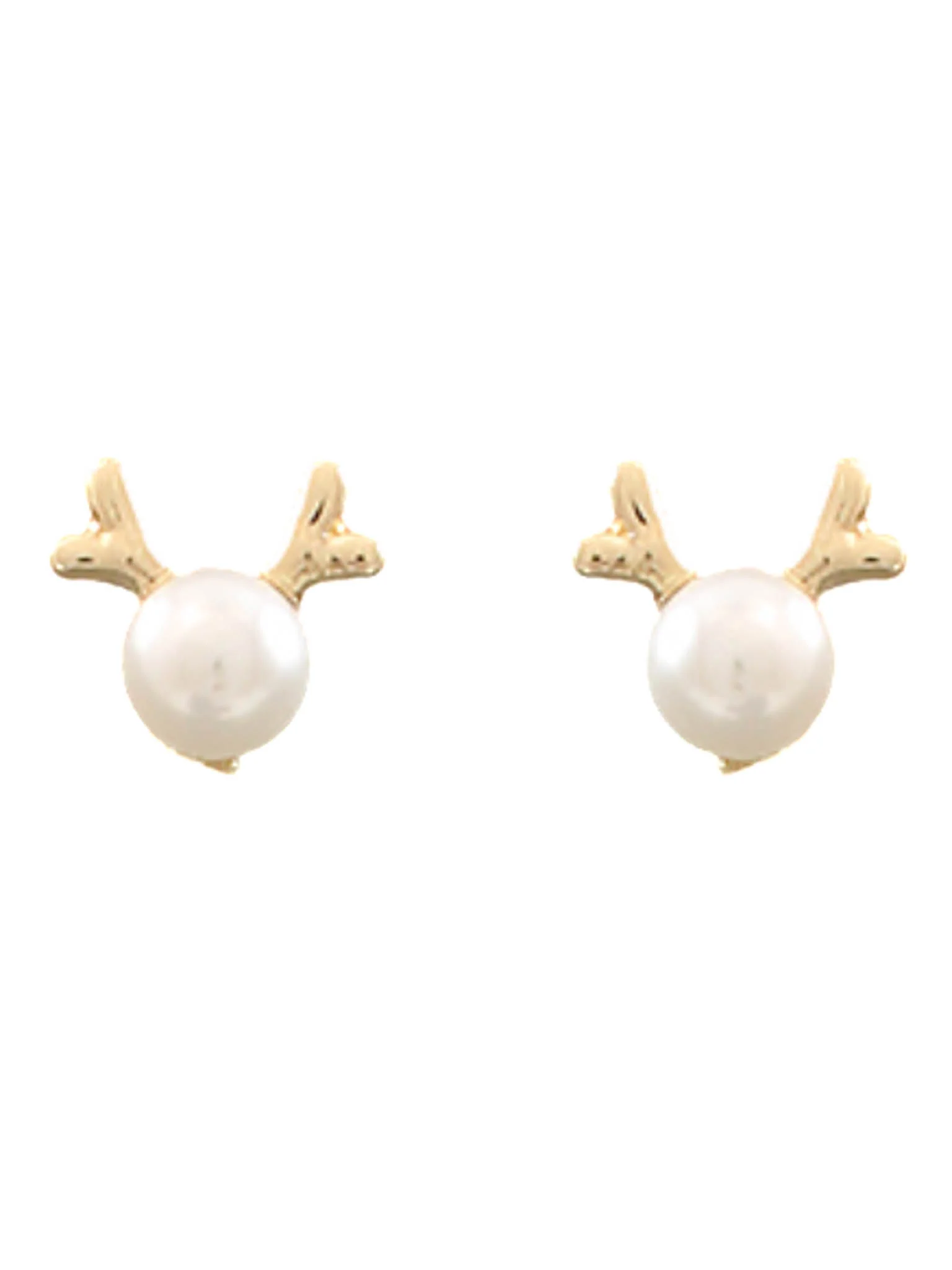 Pearl & Rudolph Earrings
