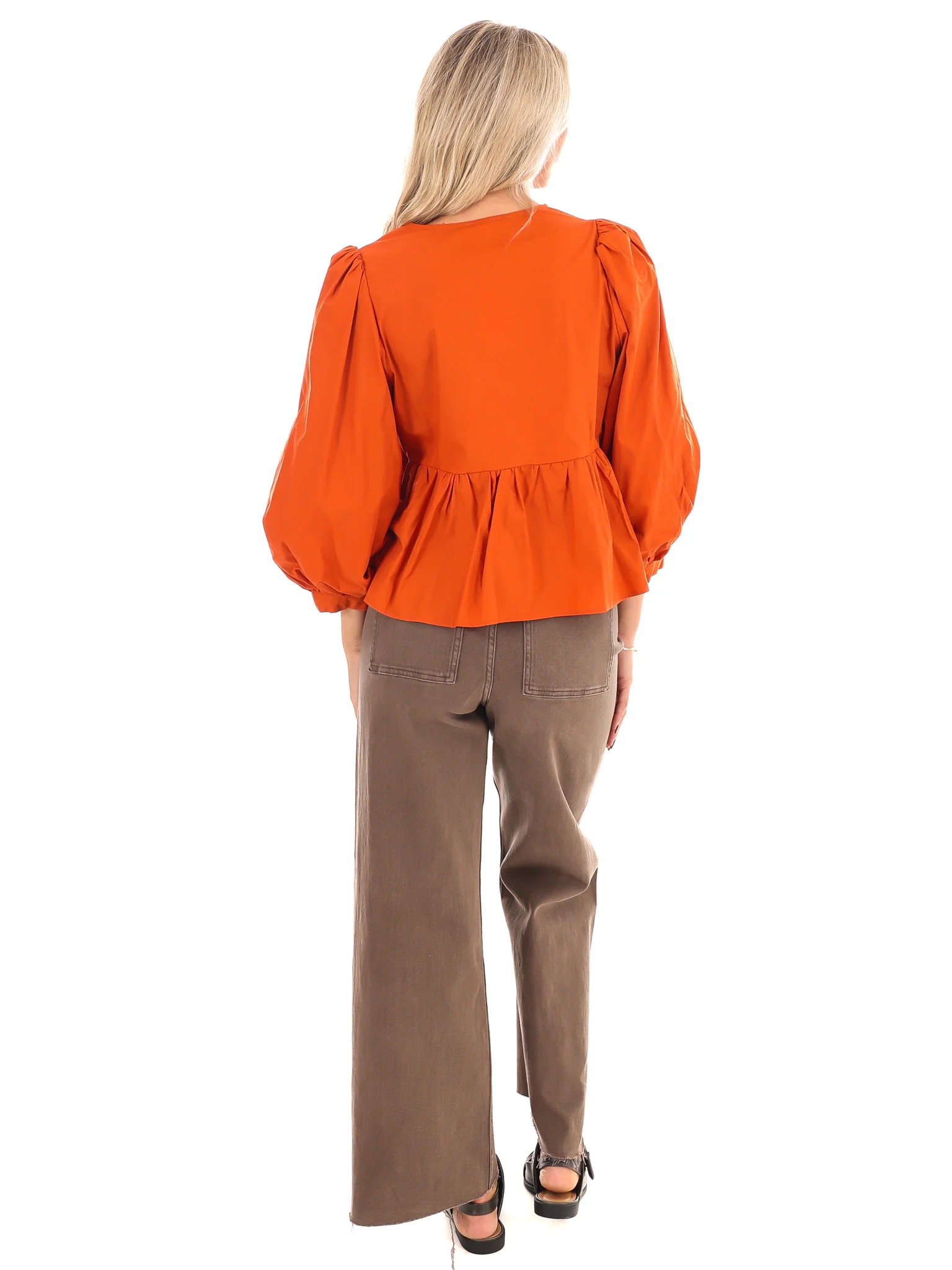 Peplum Perfection Bow Top - Image 21