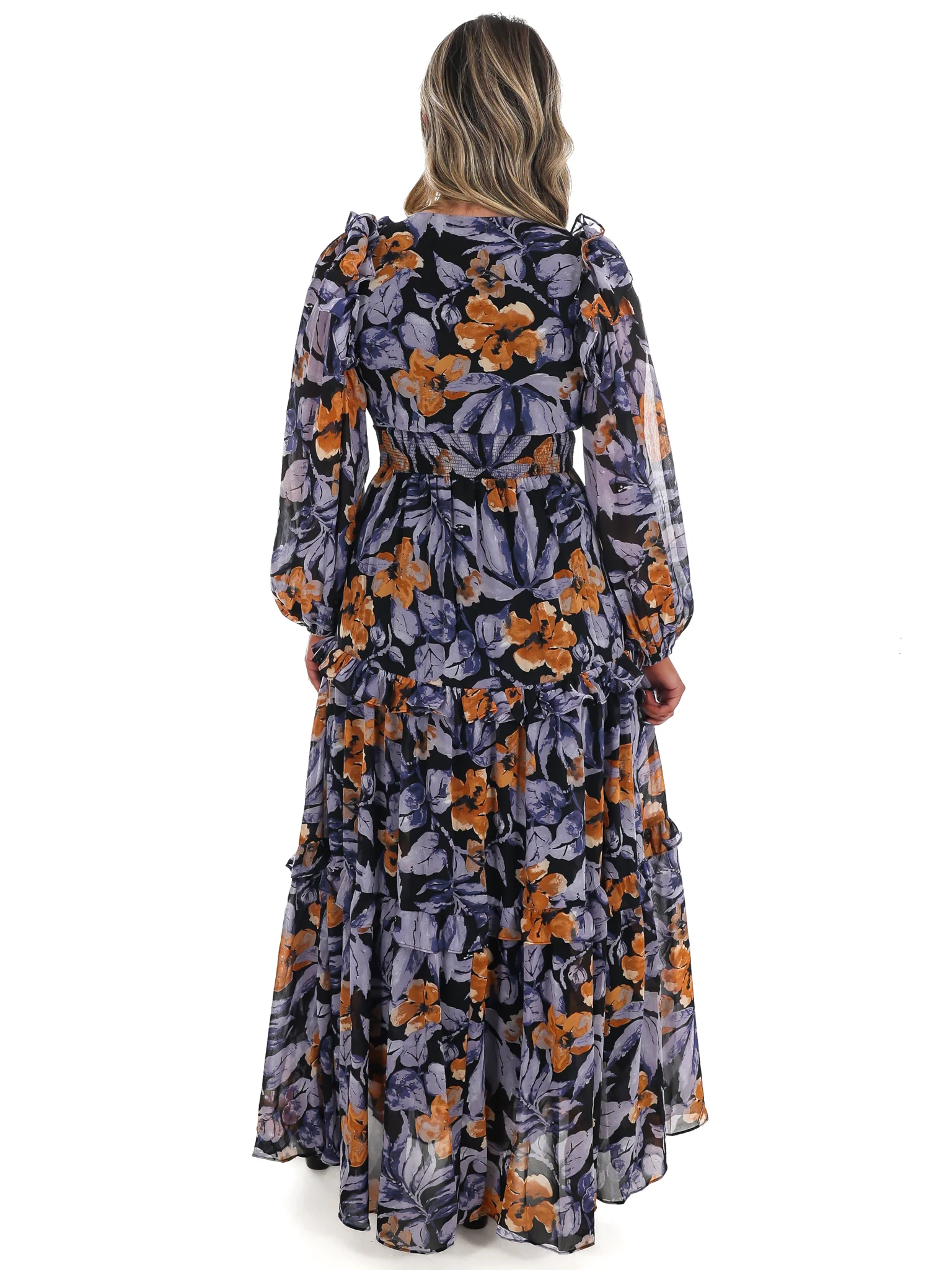 Petal Path Floral Maxi Dress - Image 6