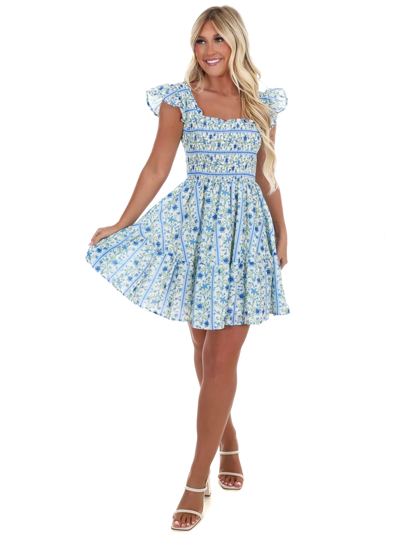 Petal Play Floral Mini Dress - Image 6