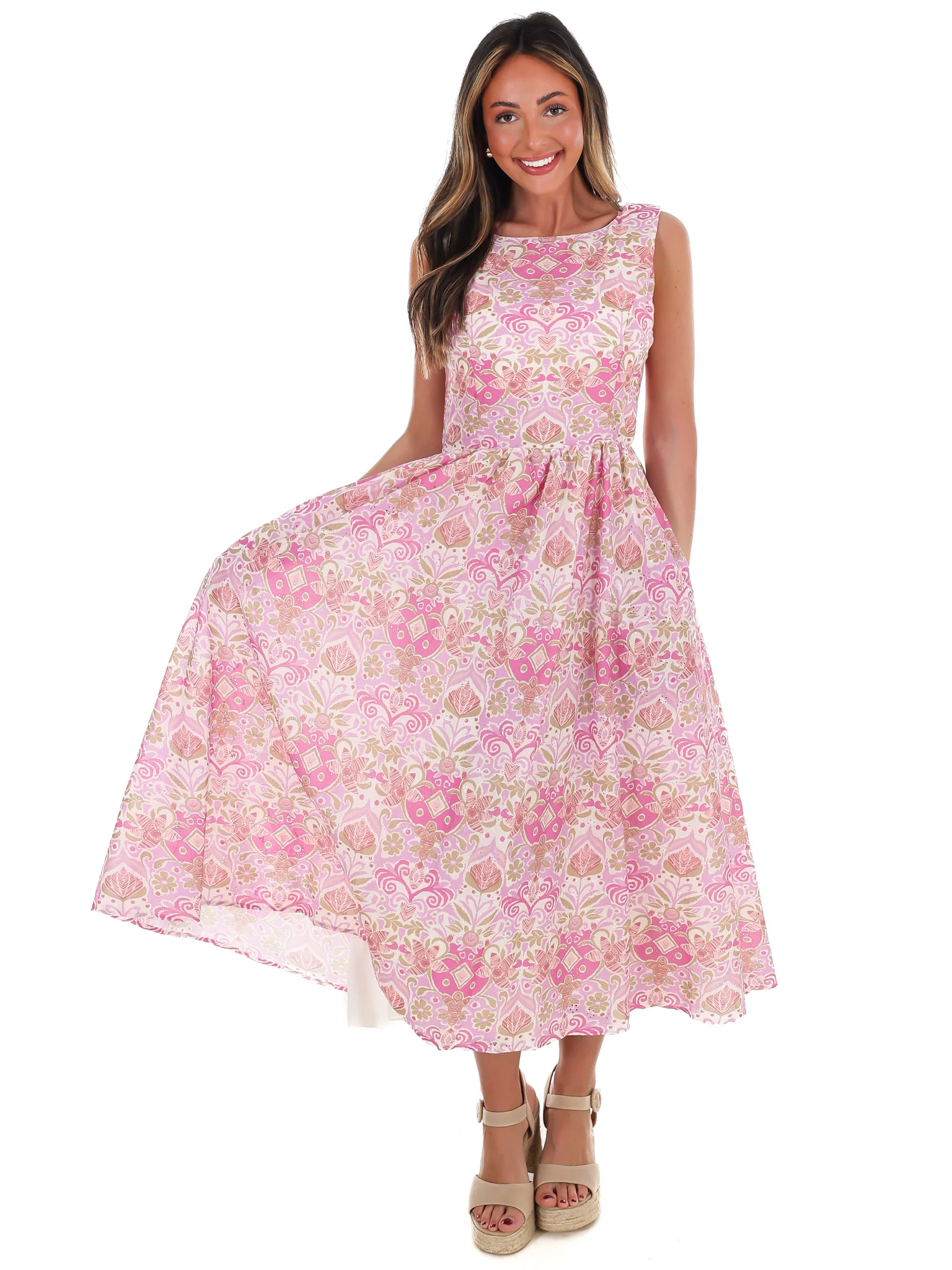 Petals Please Floral Midi Dress - Image 2