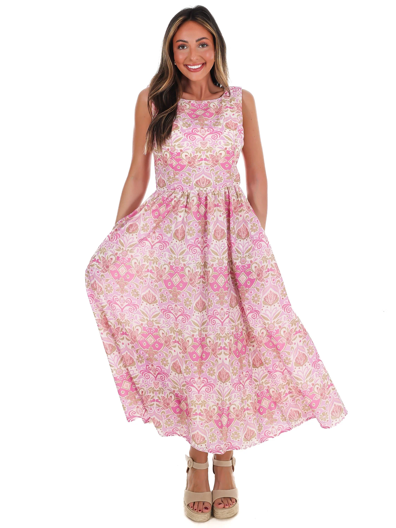 Petals Please Floral Midi Dress - Image 5