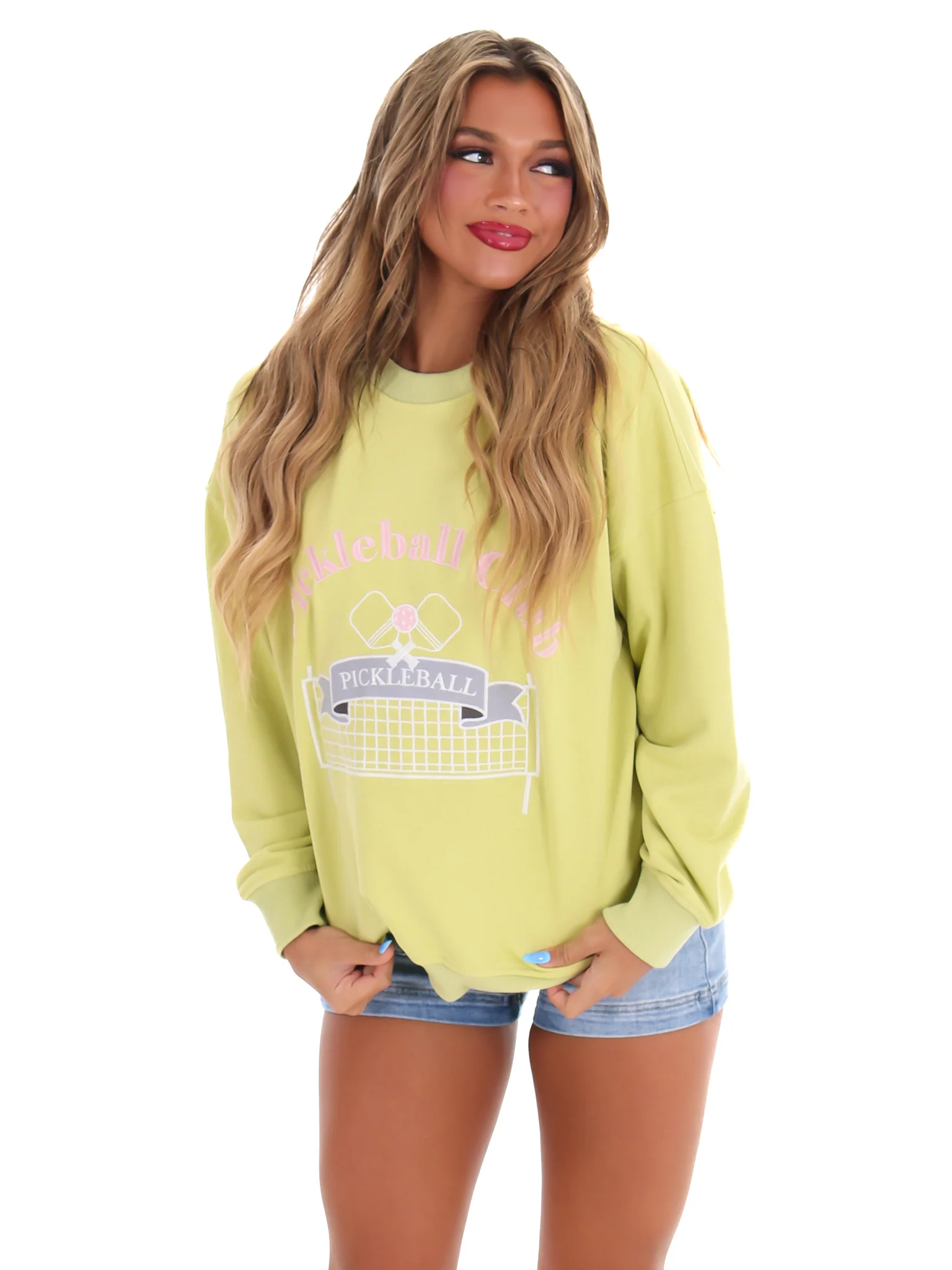 Pickleball Club Oversized Sweatshirt - Image 3