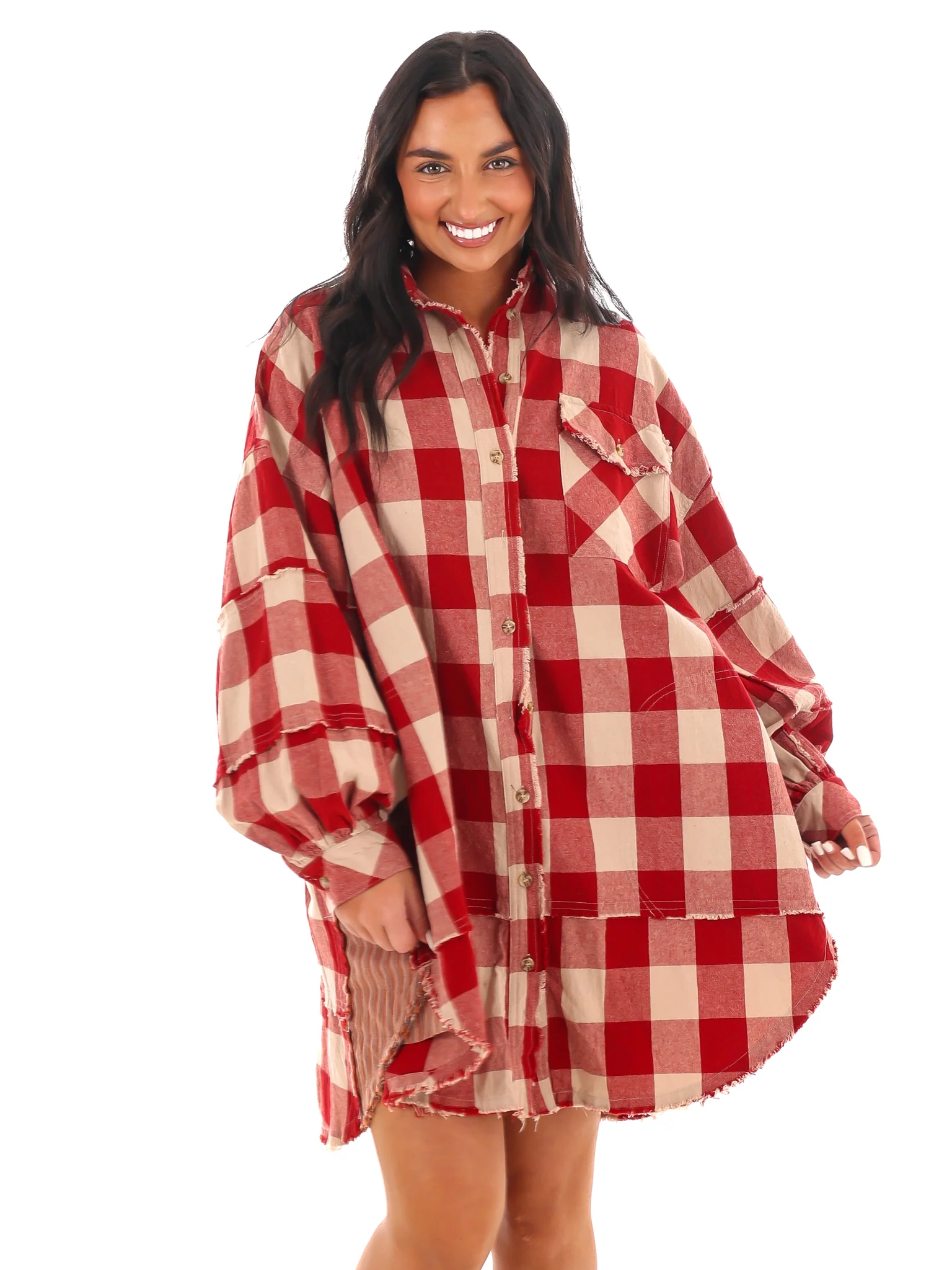 Plaid Days Tunic Dress - Image 10