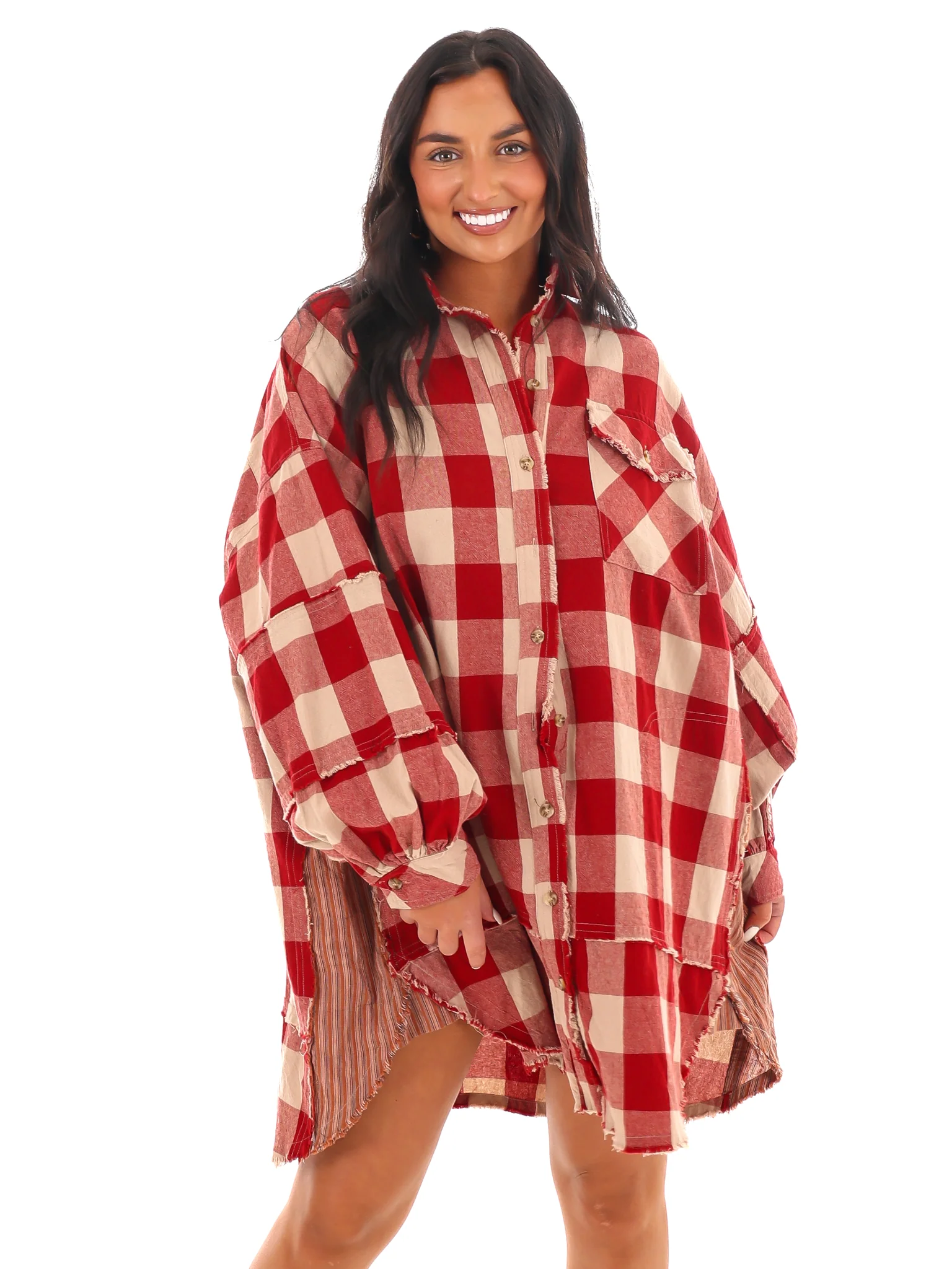 Plaid Days Tunic Dress - Image 12