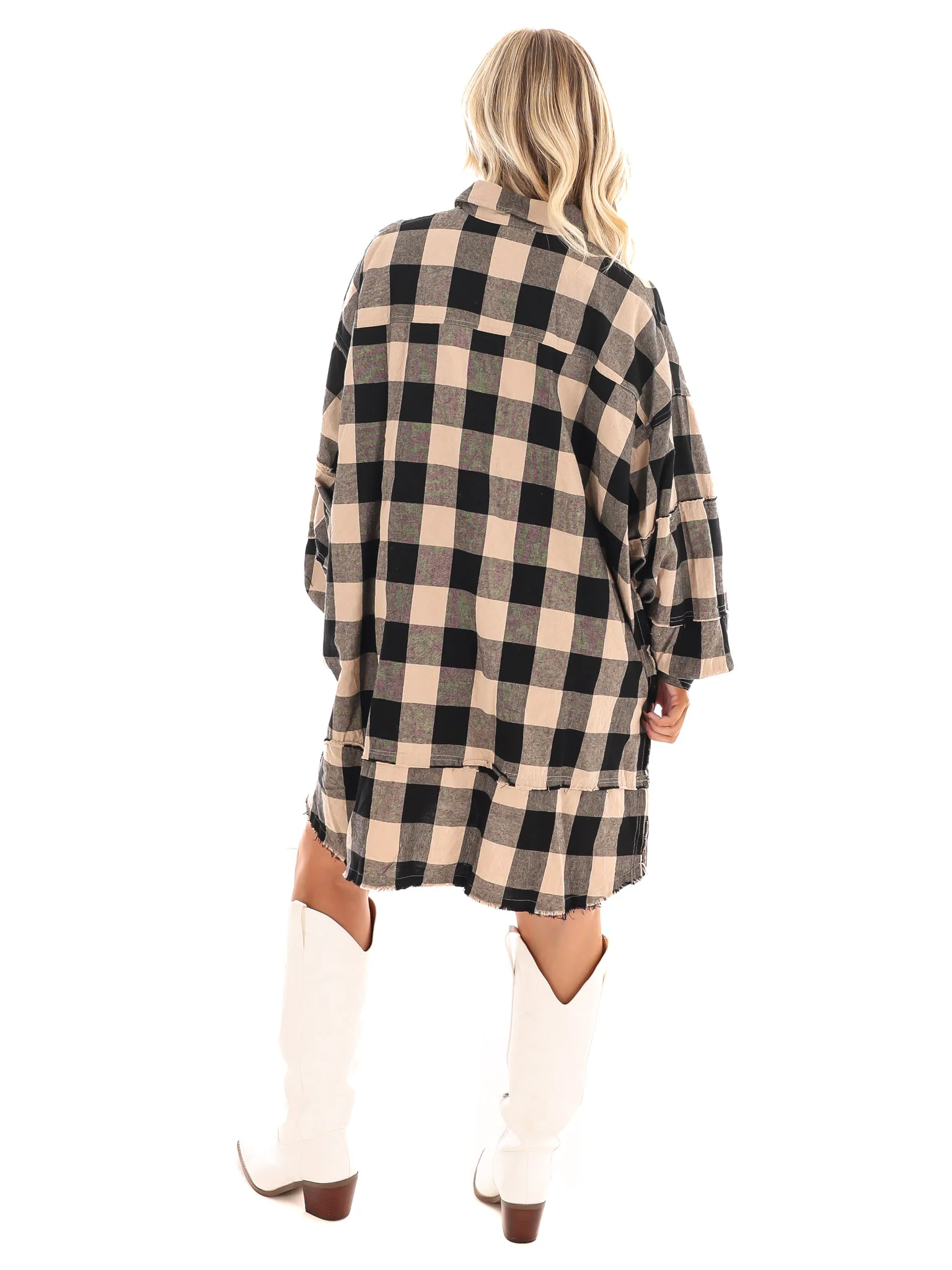 Plaid Days Tunic Dress - Image 7
