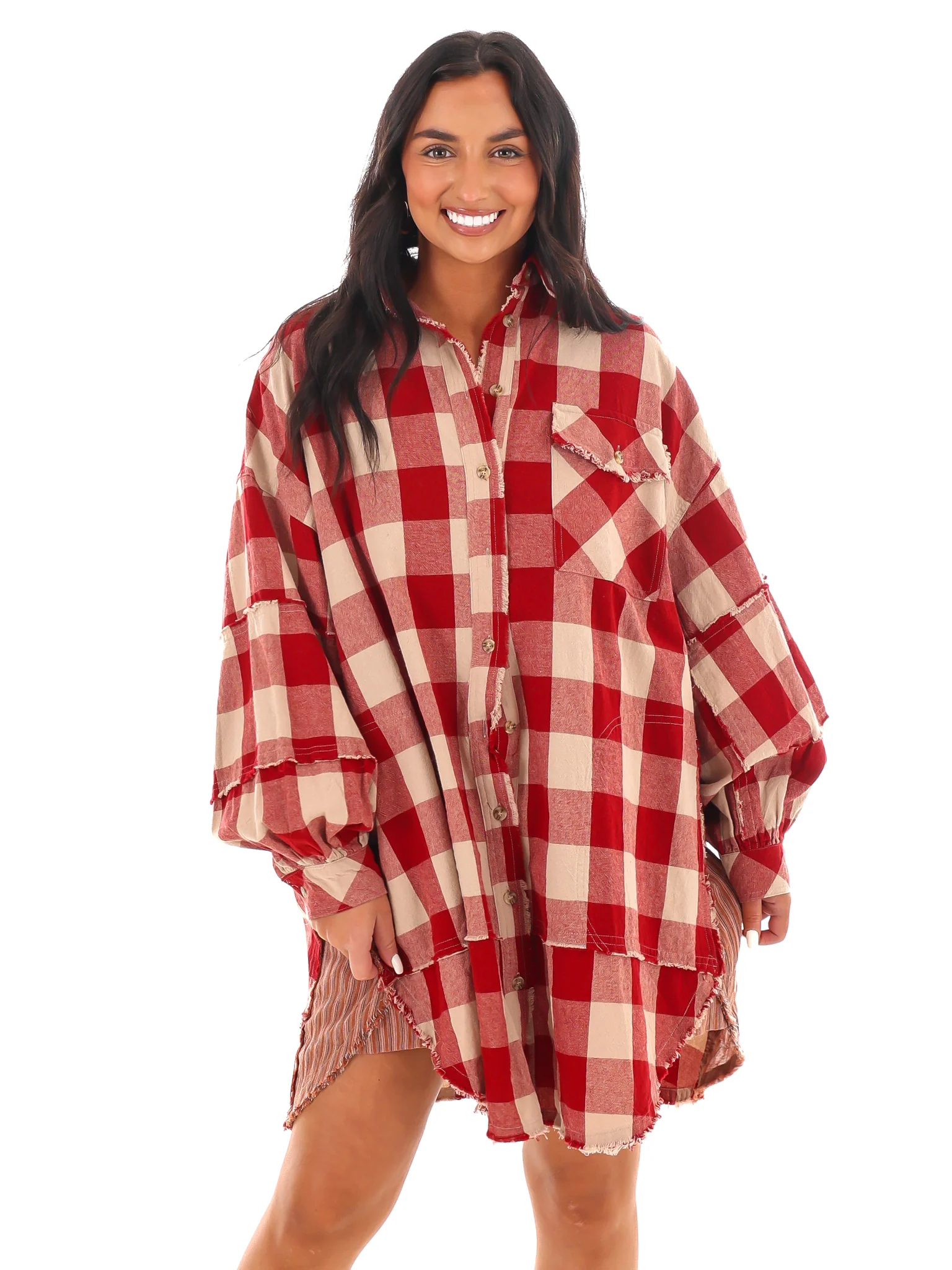 Plaid Days Tunic Dress - Image 8