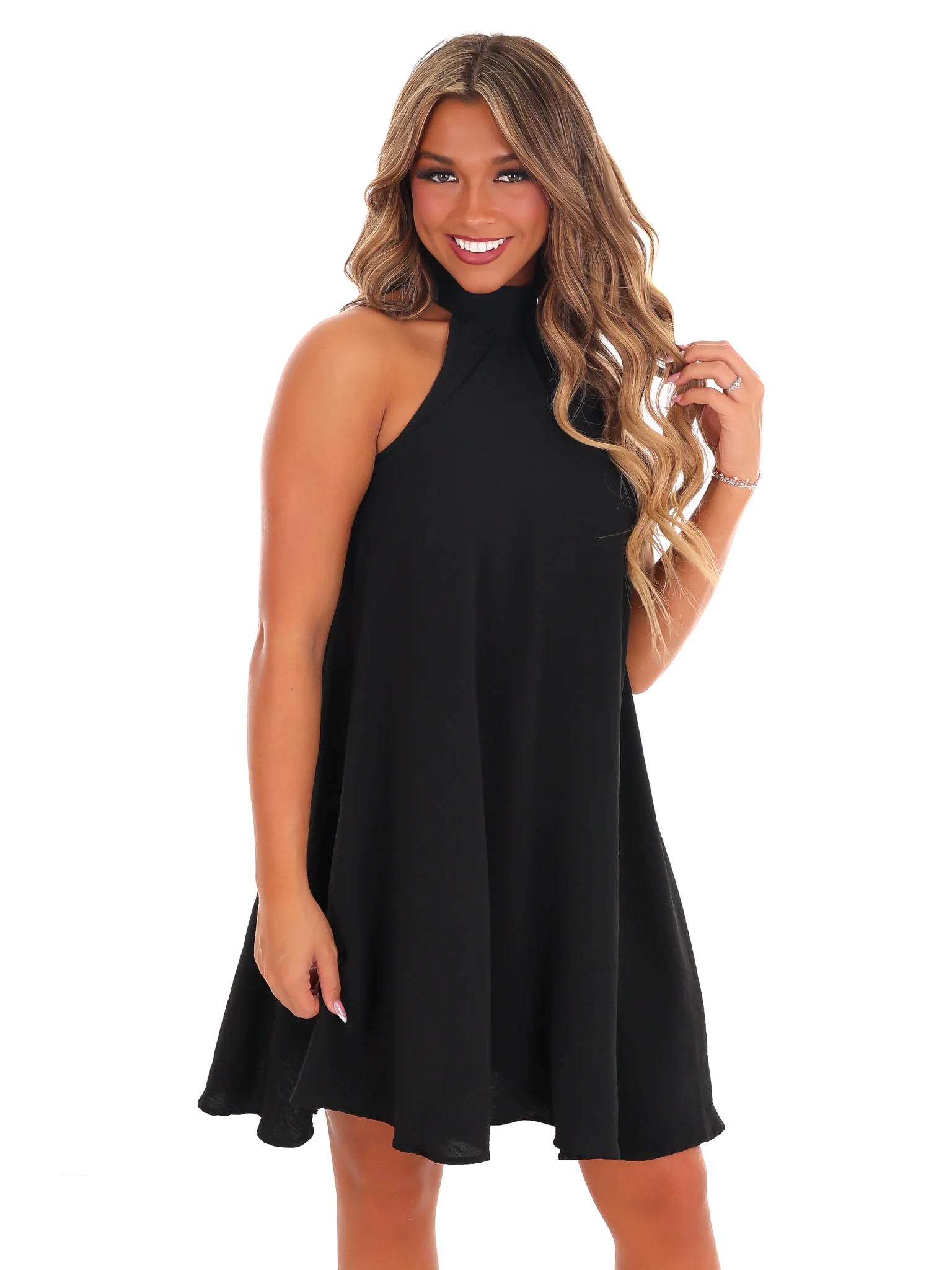 Pocket of Sunshine Halter Neck Dress - Image 14