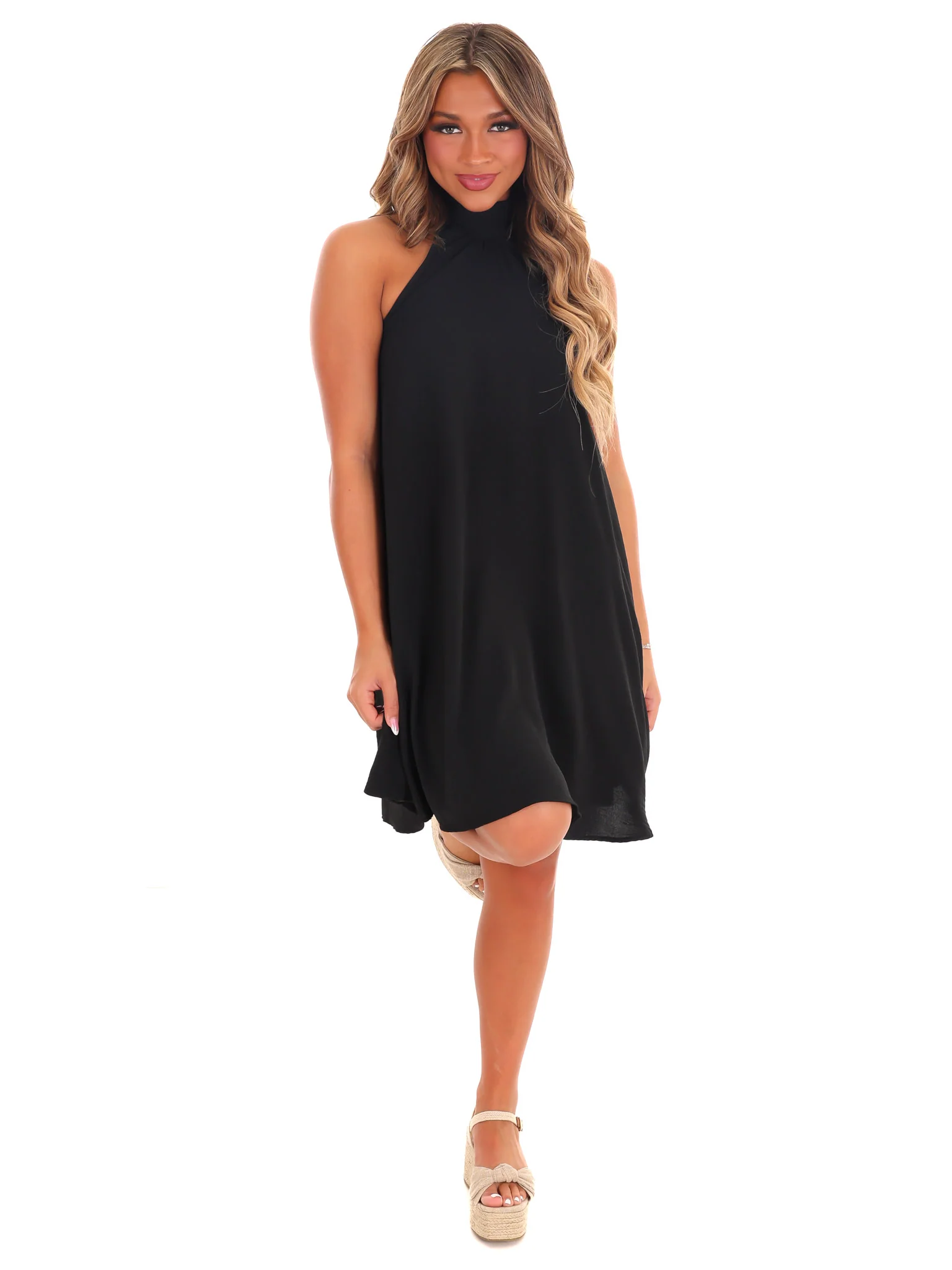 Pocket of Sunshine Halter Neck Dress - Image 19