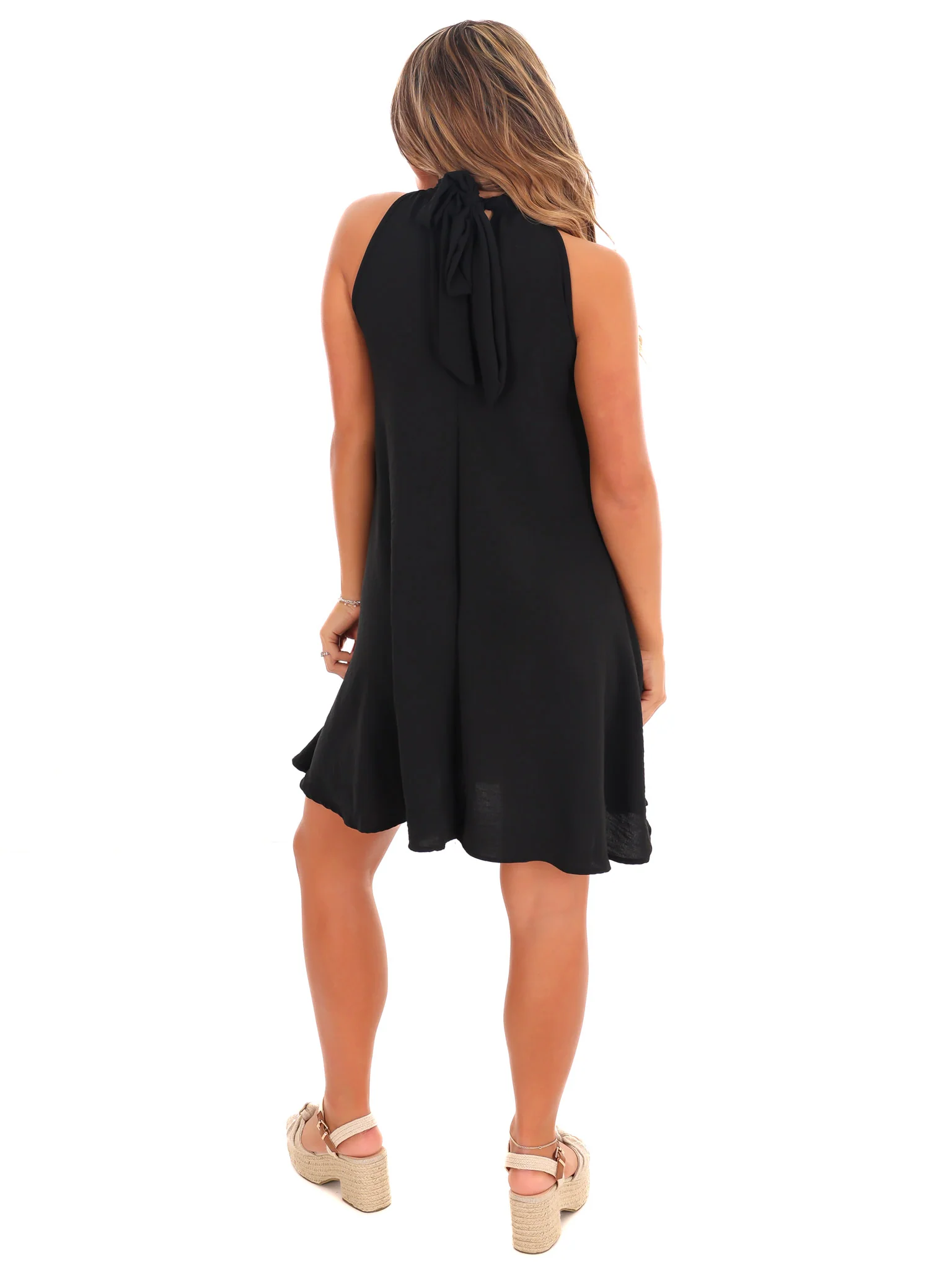 Pocket of Sunshine Halter Neck Dress - Image 20