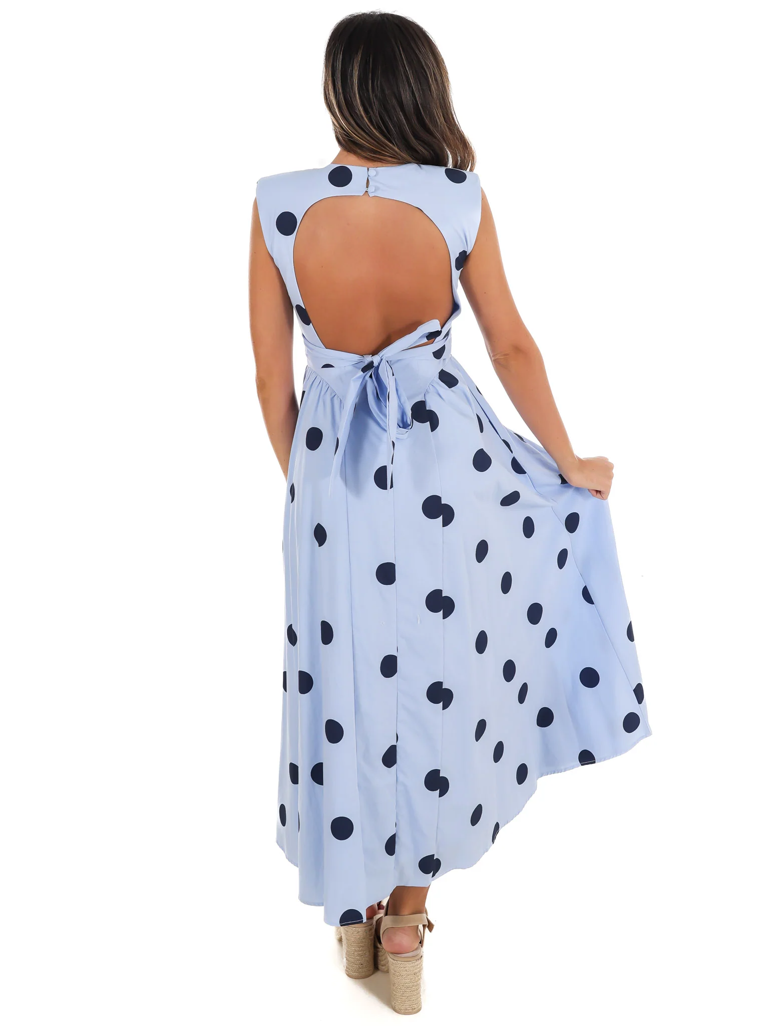 Polka Party Midi Dress - Image 8