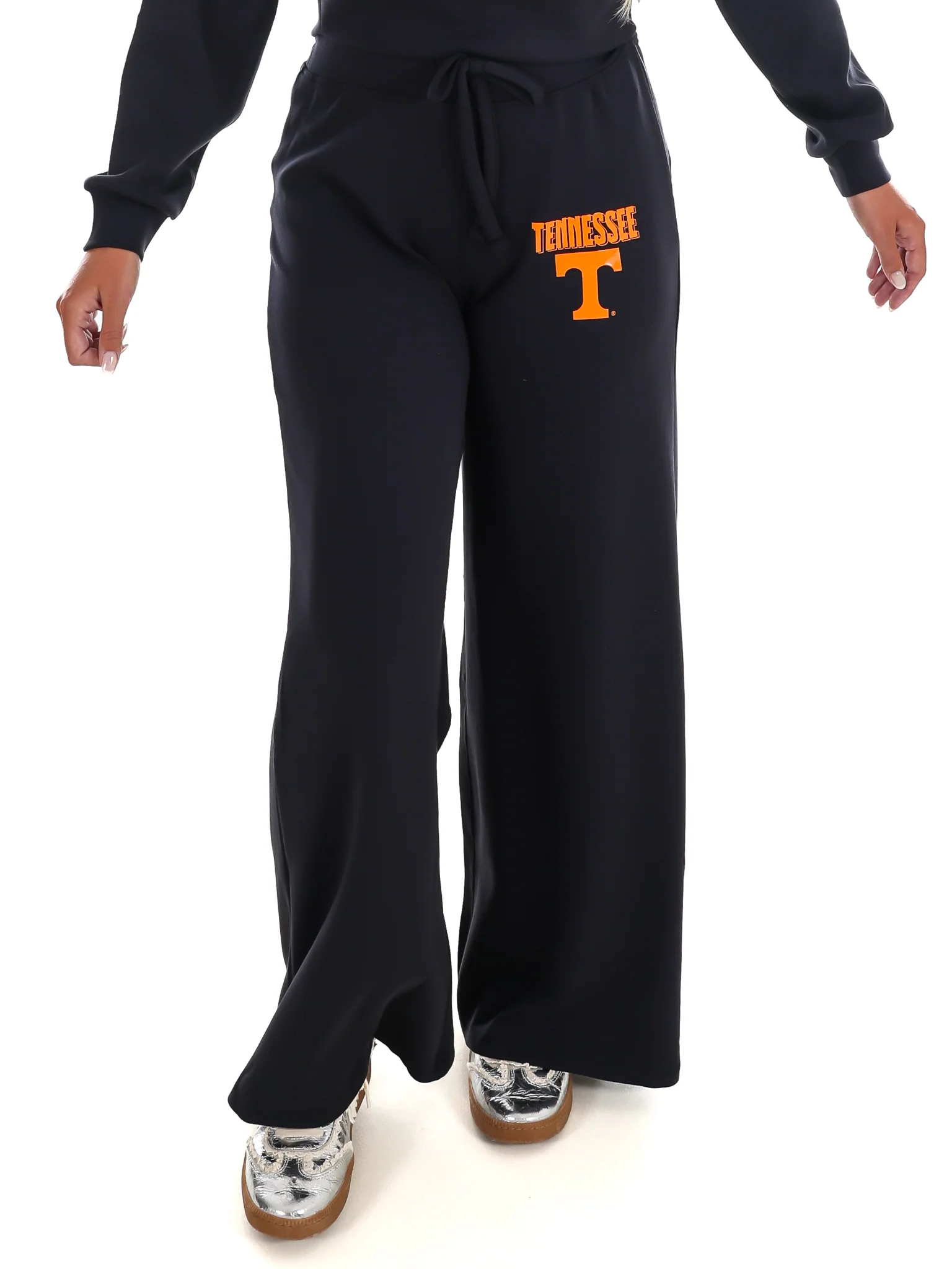Power T Knit Wide Leg Pants - Image 3