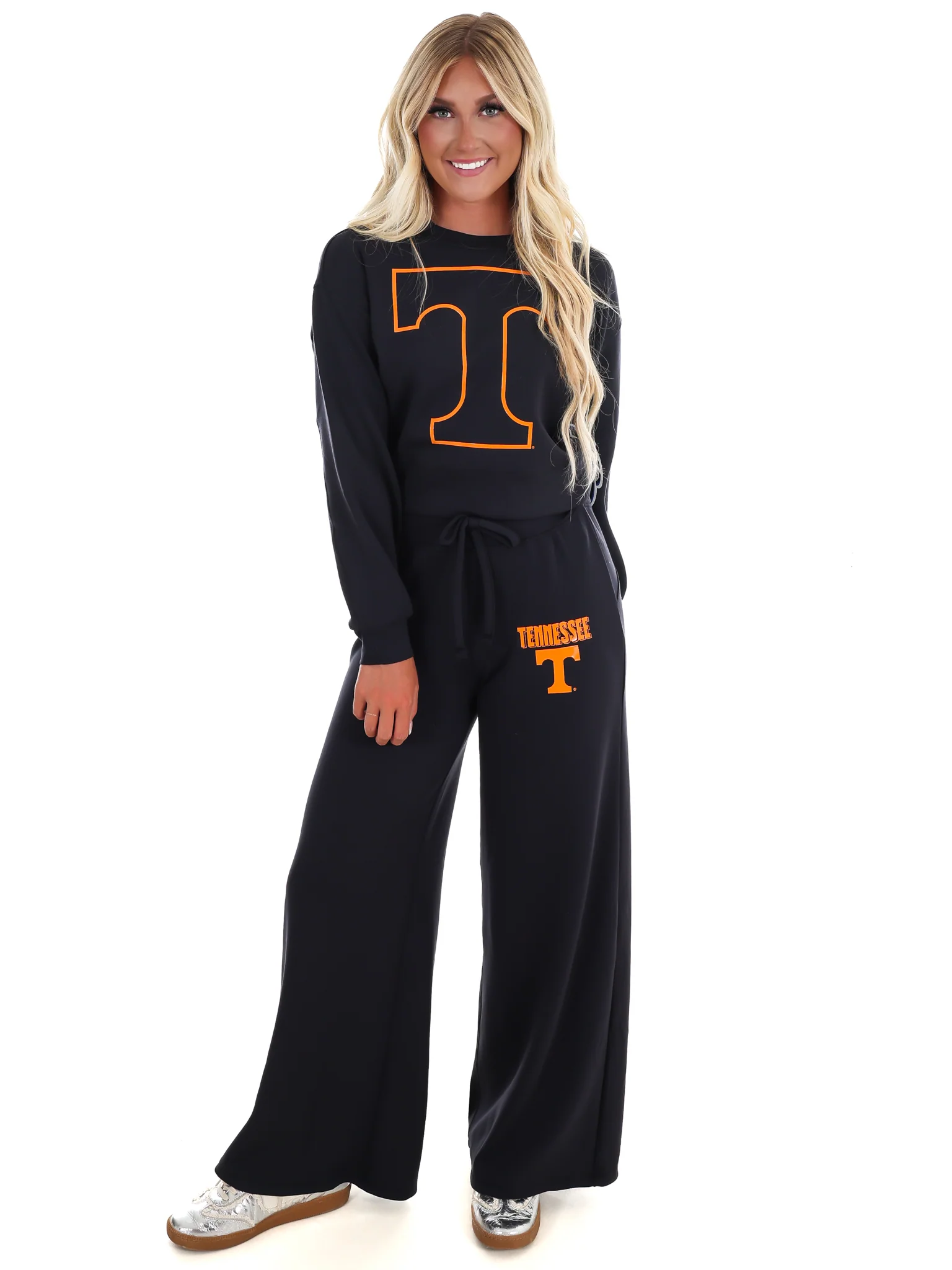 Power T Knit Wide Leg Pants - Image 4