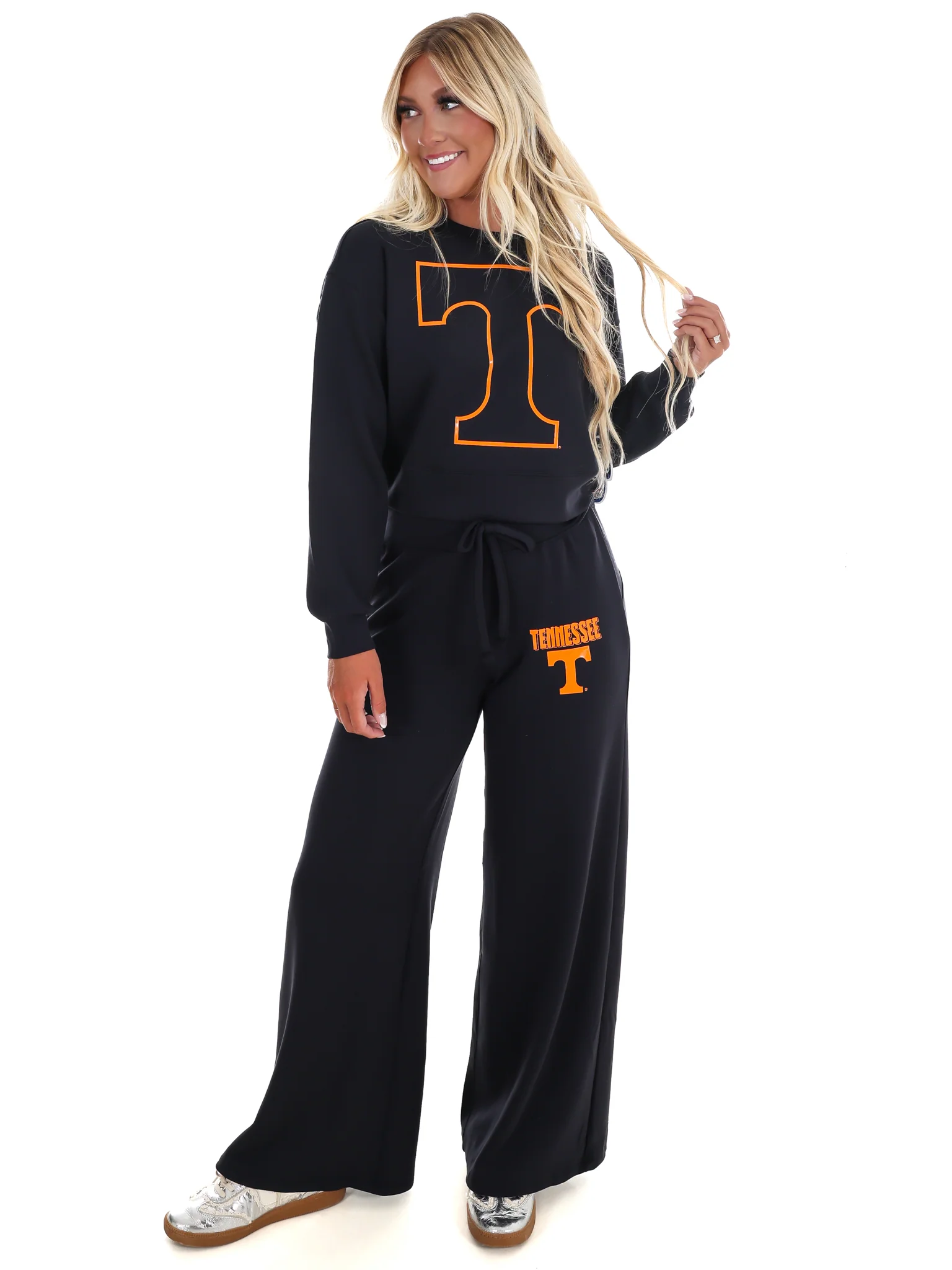 Power T Knit Wide Leg Pants - Image 5