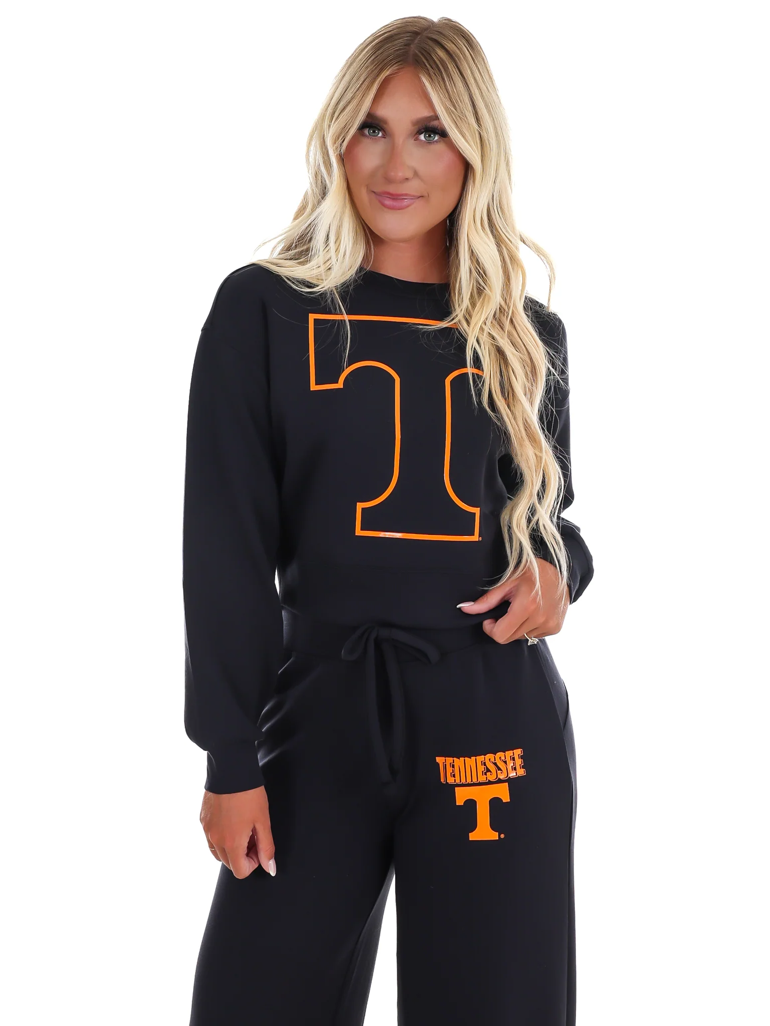 Power T Long Sleeve Crop Top - Image 5