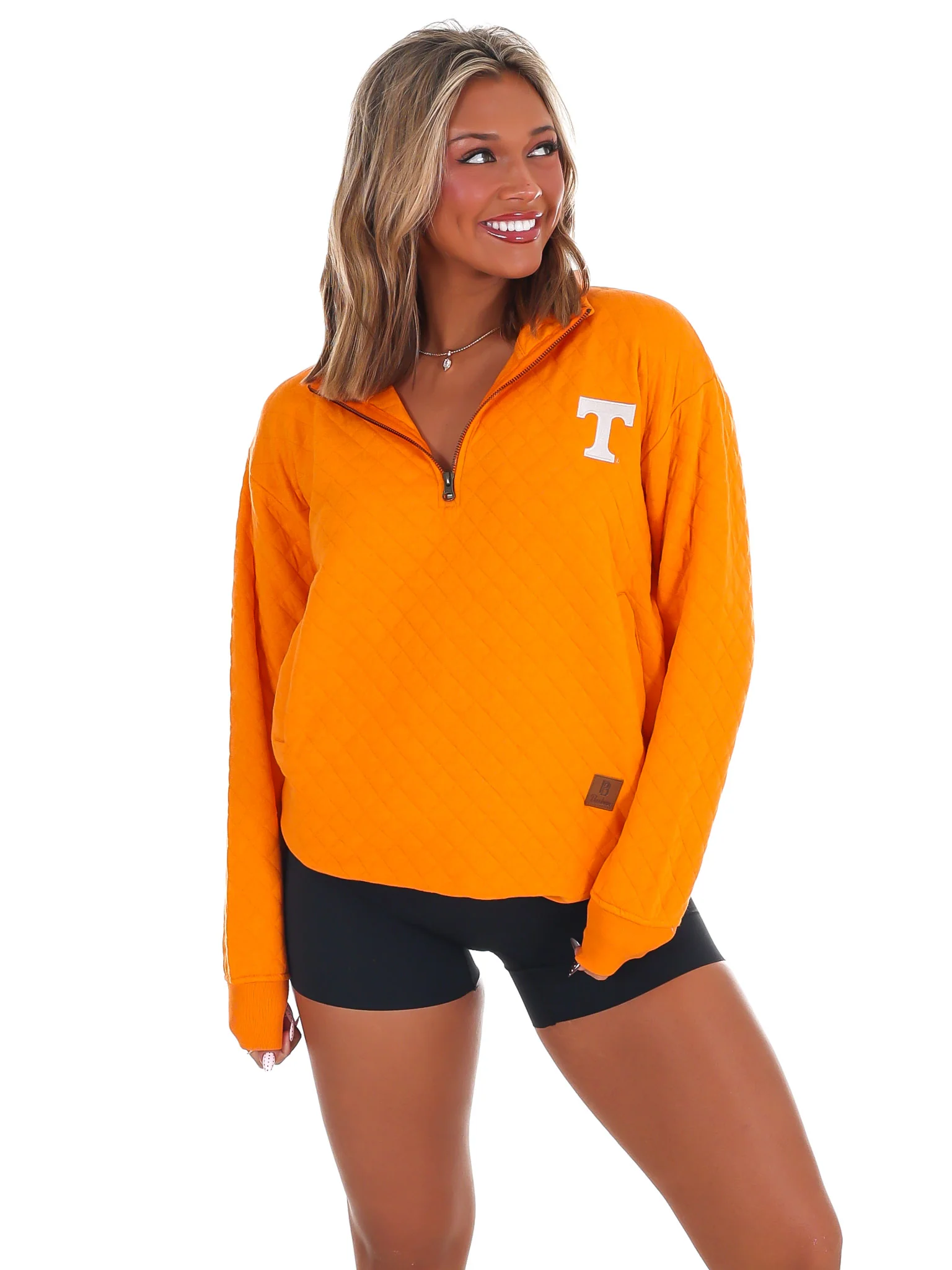 Power T Quilted Quarter Zip Pullover - Image 5
