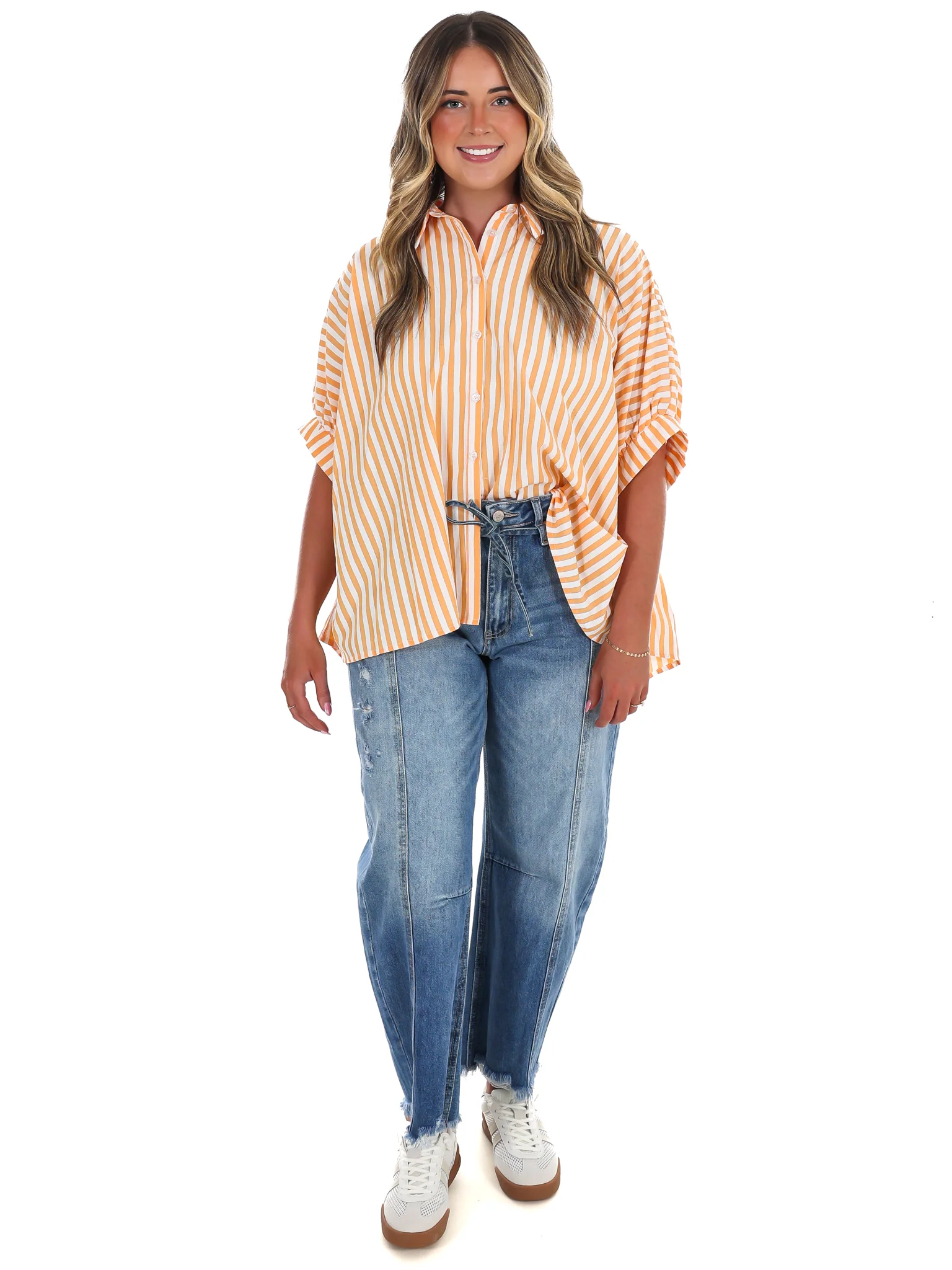 Quarterback Classic Striped Top - Image 2