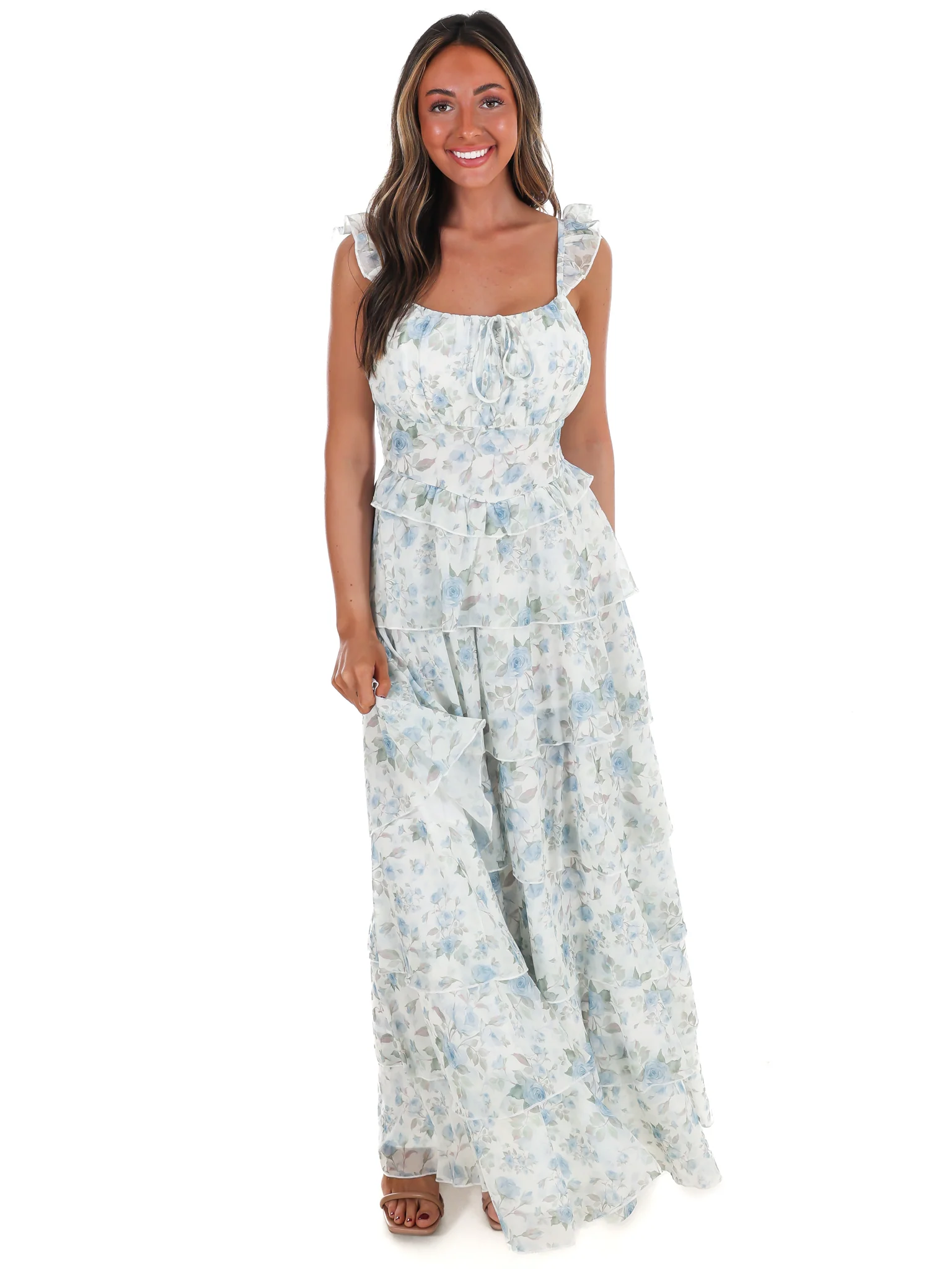 Quiet Detail Floral Maxi Dress - Image 6