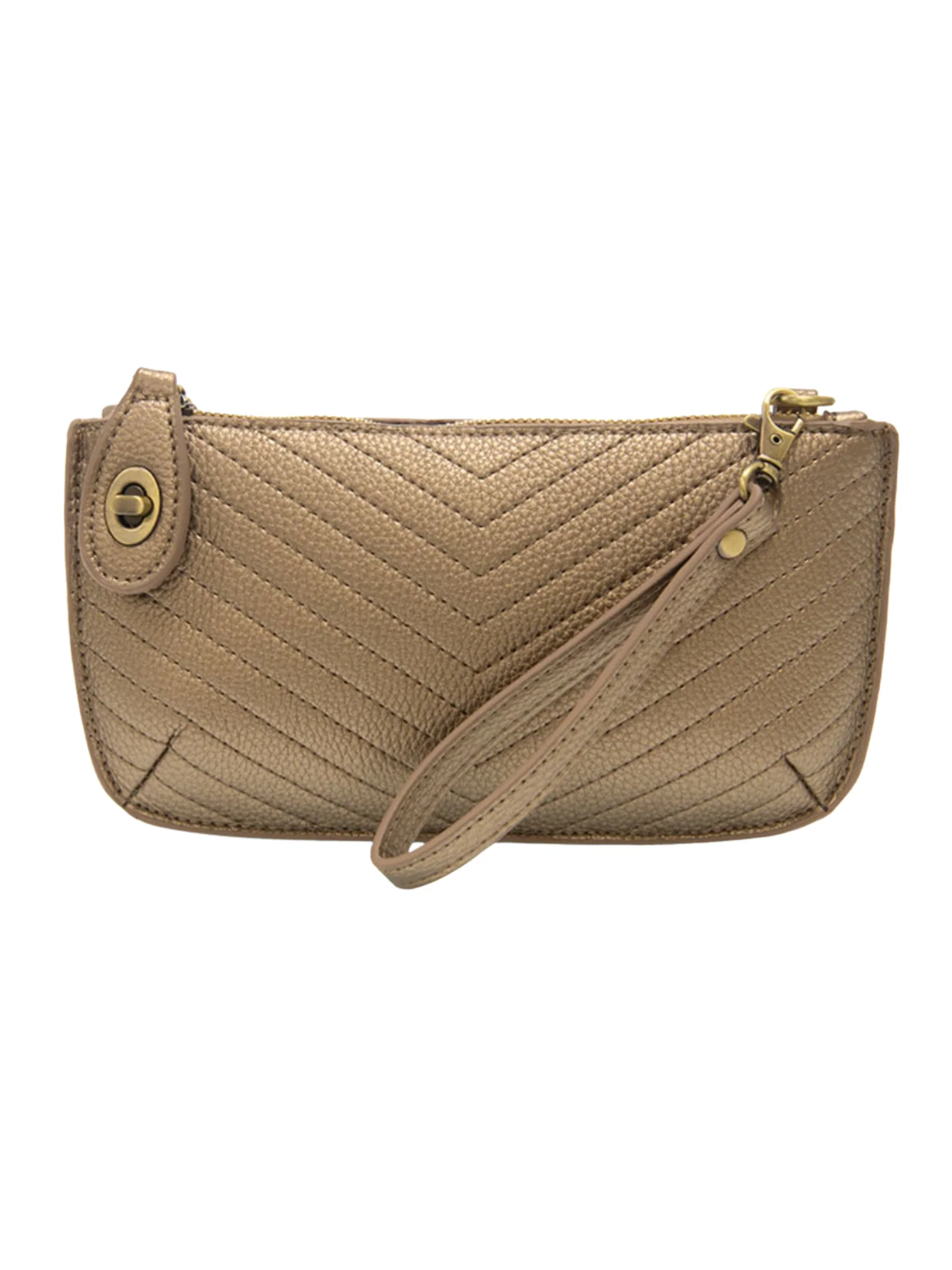 Quilted Mini Crossbody Wristlet Clutch - Image 5