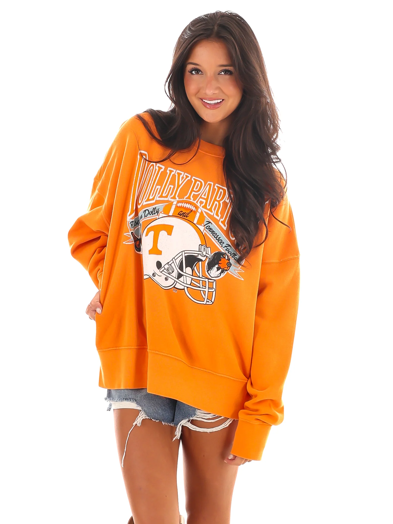 Raised on Dolly Oversized Crewneck Sweatshirt - Image 5