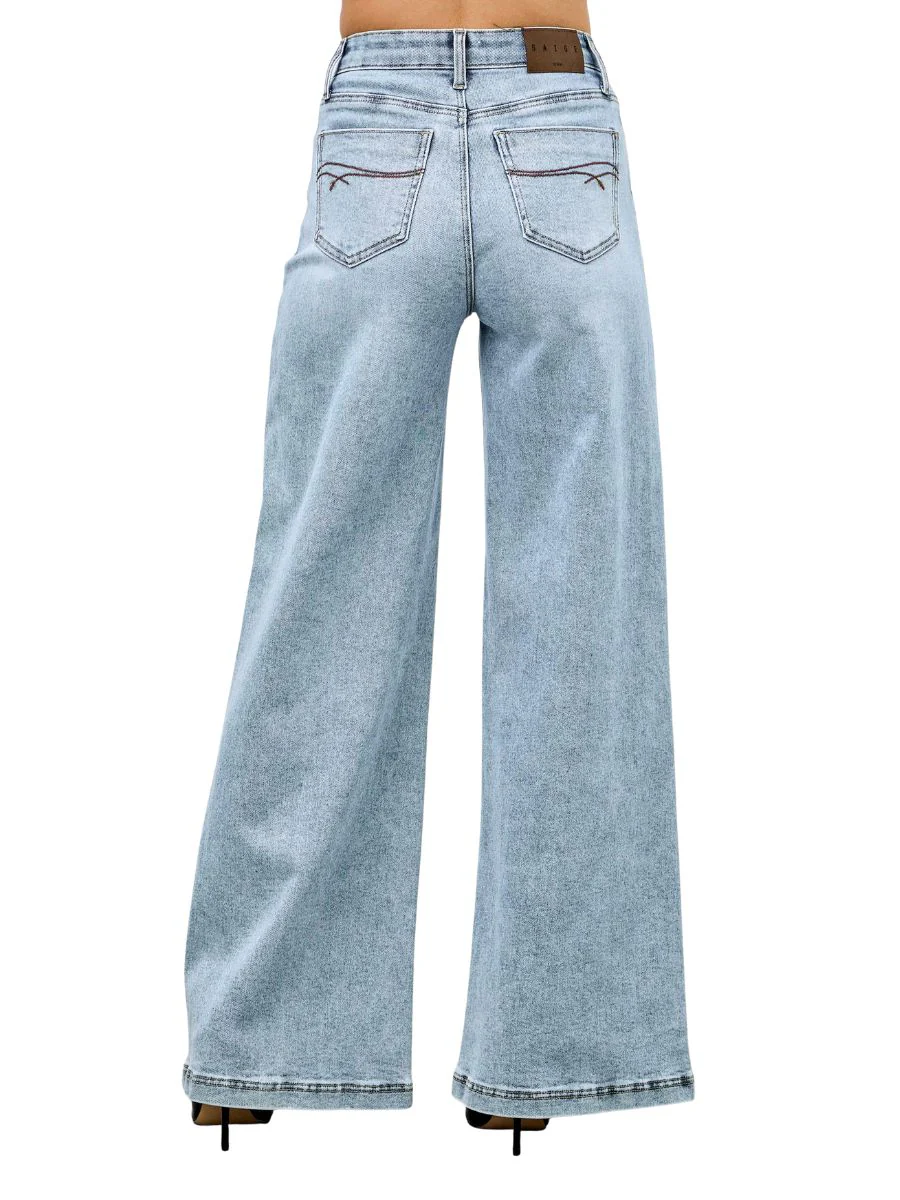 Relaxed High Rise Wide Leg Jeans - Image 3
