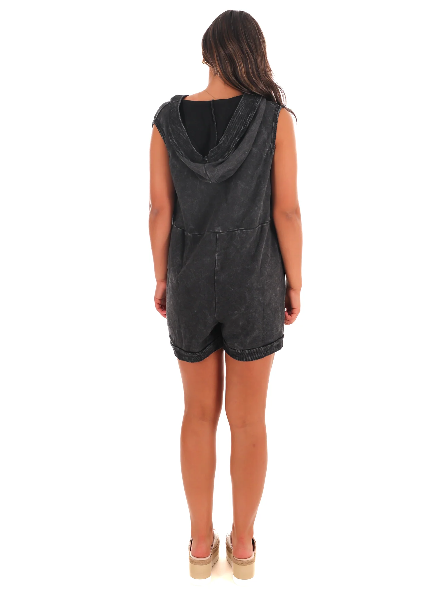 Relaxed Style Hoodie Romper - Image 8