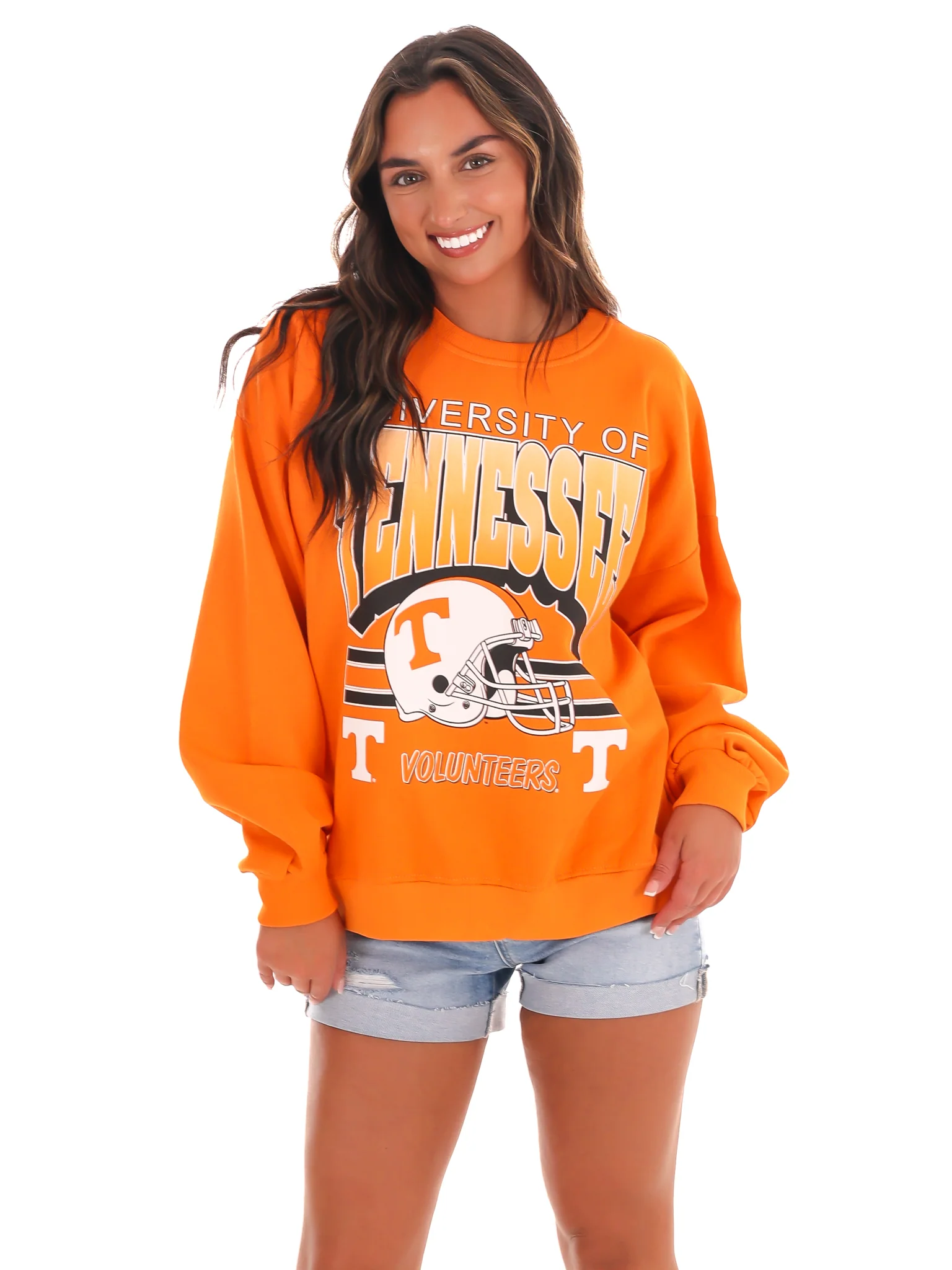 Retro Tennessee Helmet Oversized Sweatshirt - Image 11