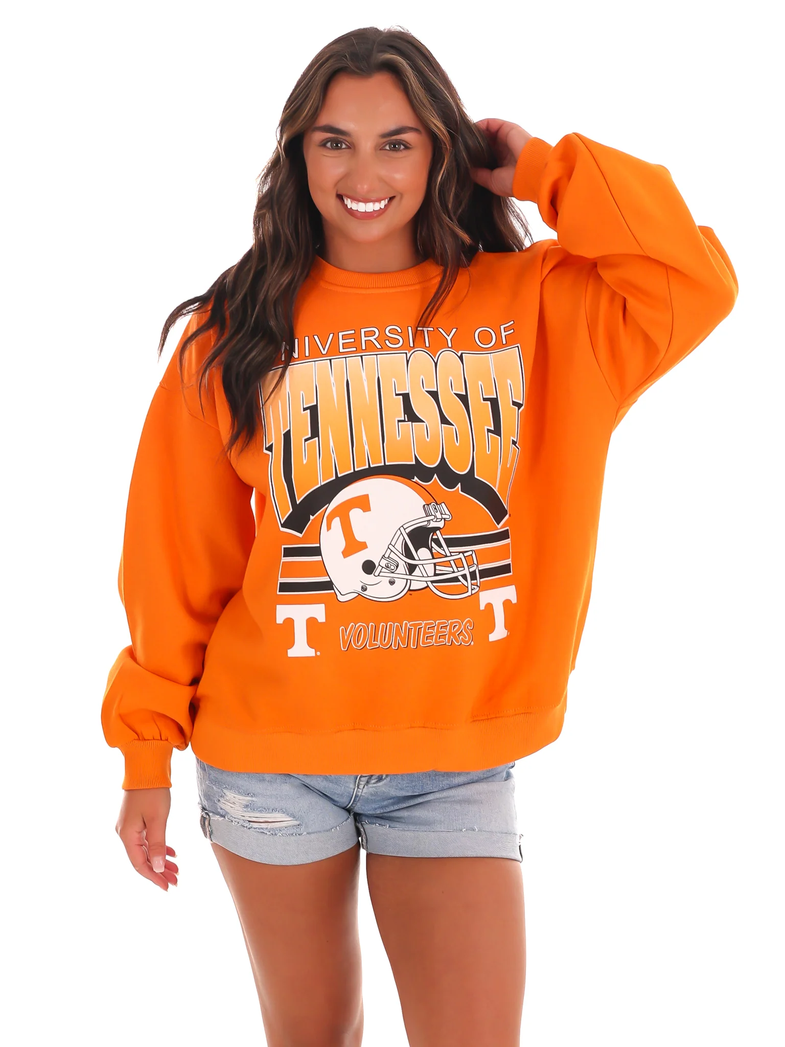 Retro Tennessee Helmet Oversized Sweatshirt - Image 9