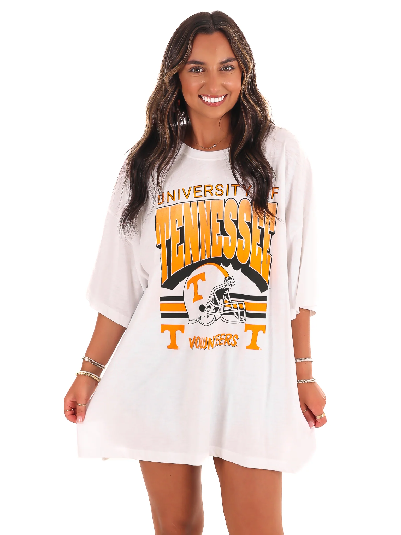Retro Tennessee Helmet Oversized Tee - Image 10