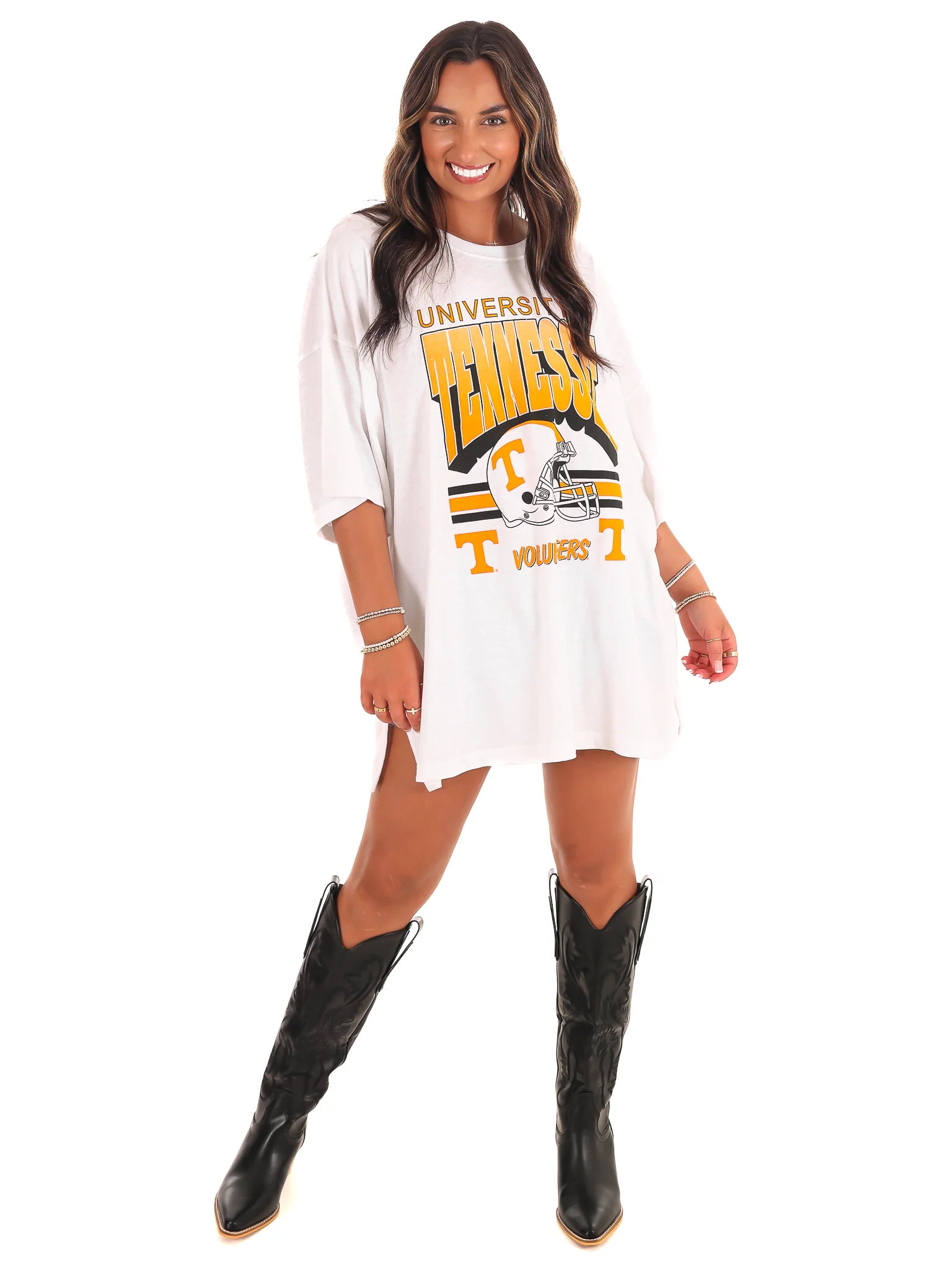 Retro Tennessee Helmet Oversized Tee - Image 11