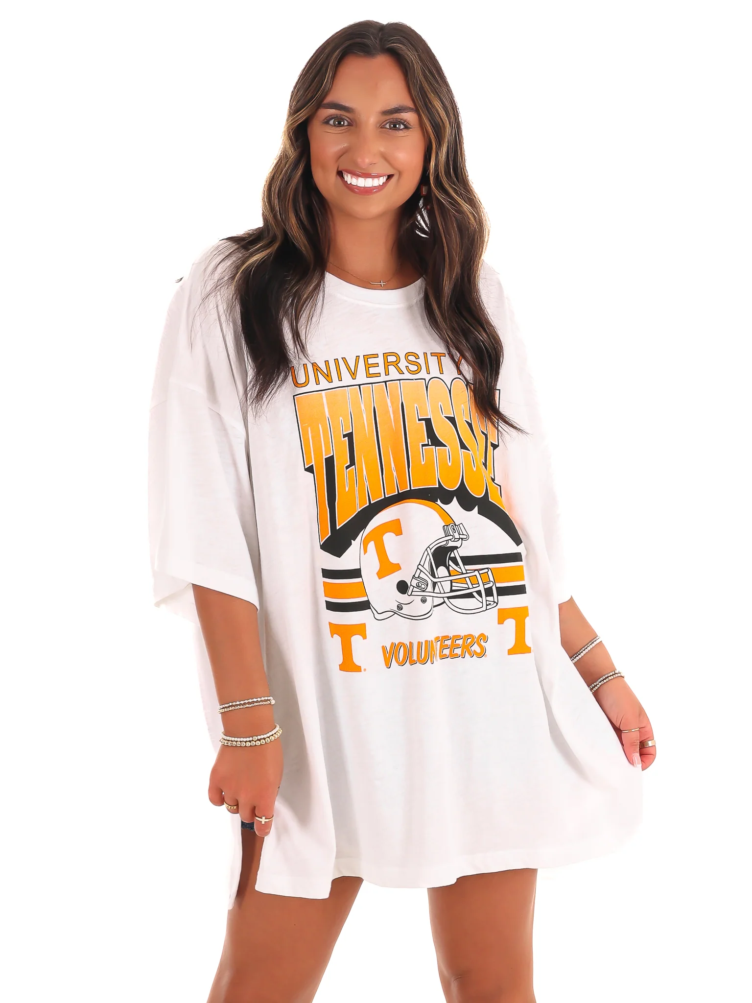 Retro Tennessee Helmet Oversized Tee - Image 12