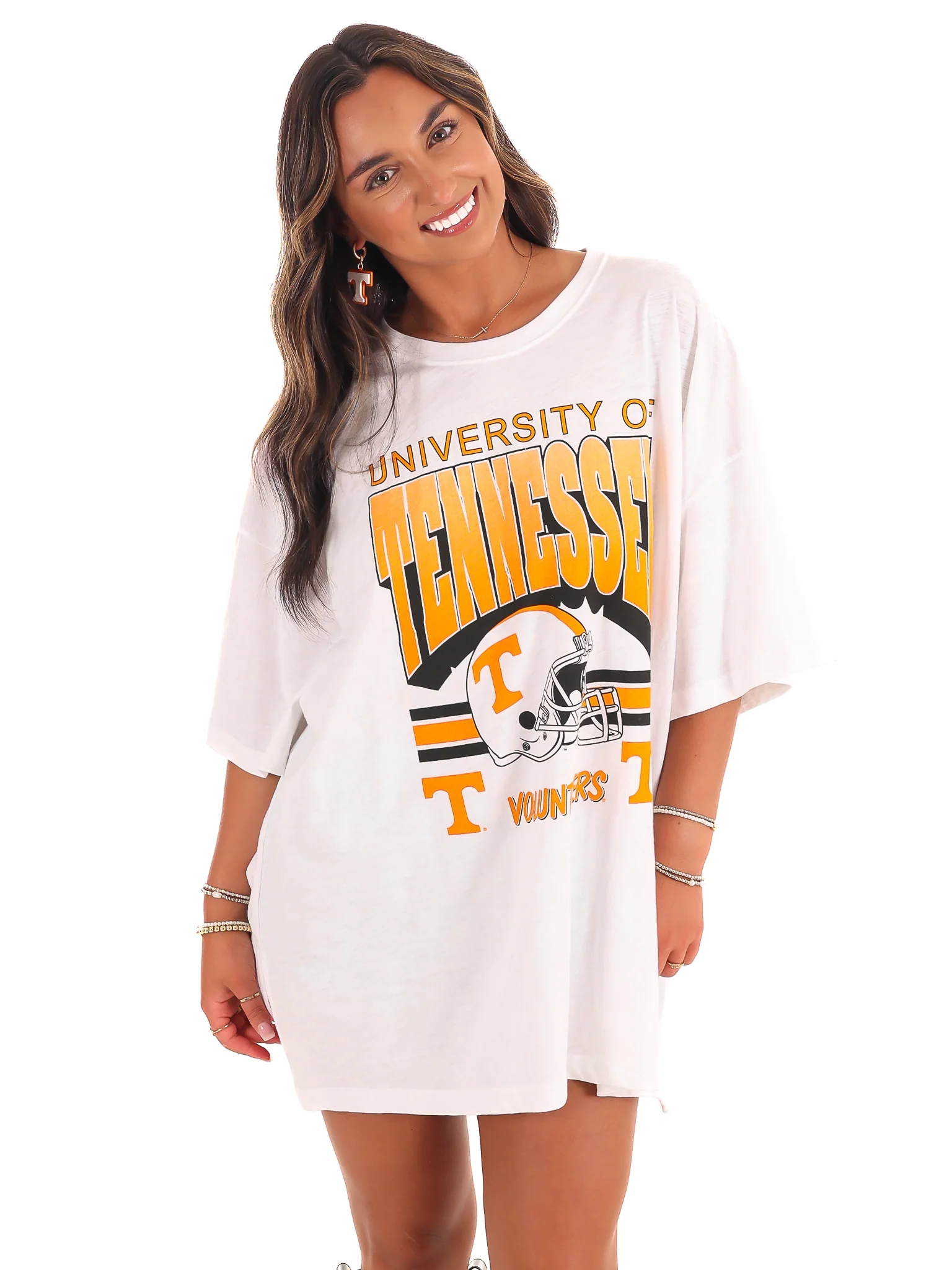 Retro Tennessee Helmet Oversized Tee - Image 14