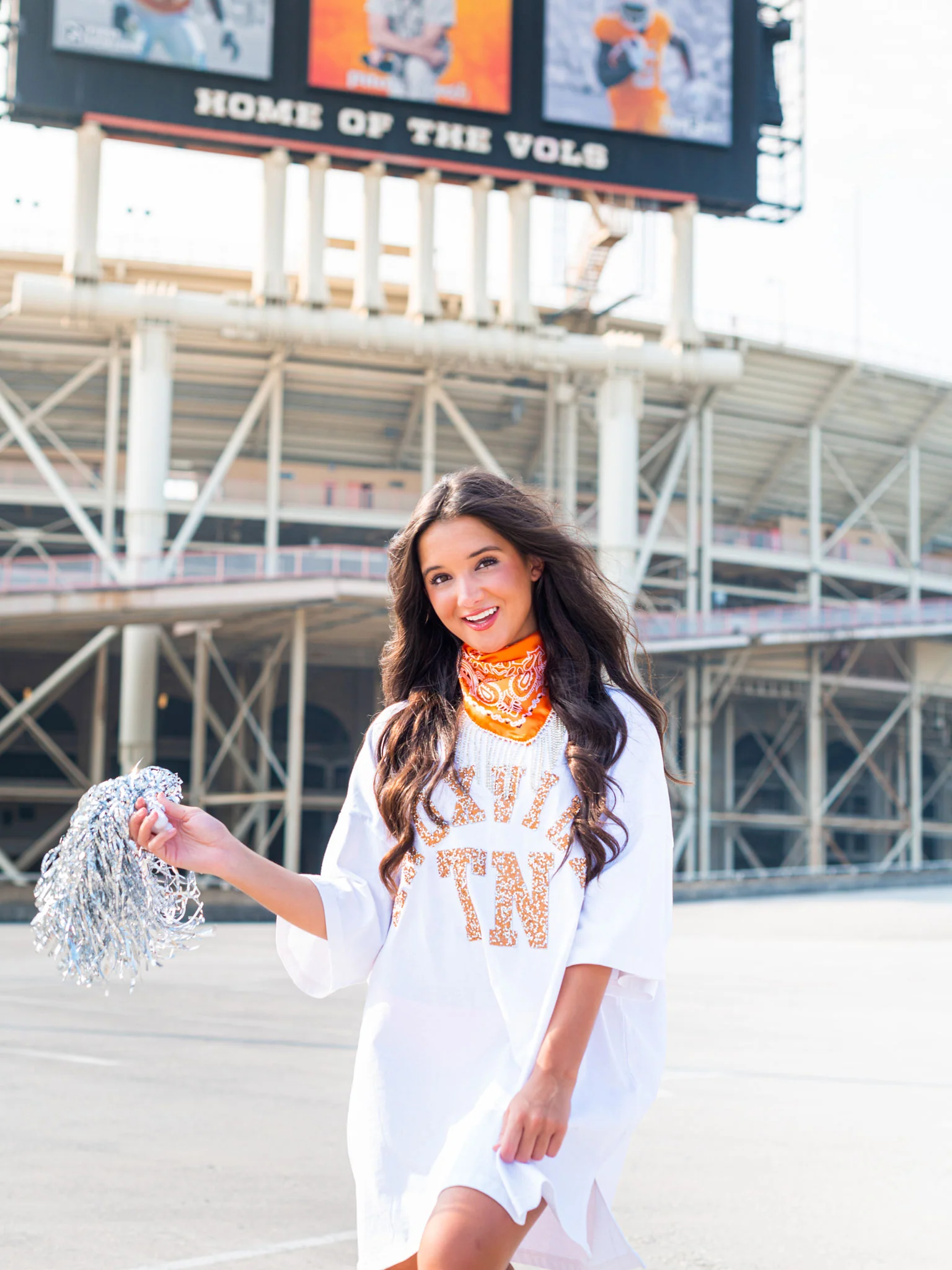 Rhinestone Knoxville TN Oversized Tee - Image 43