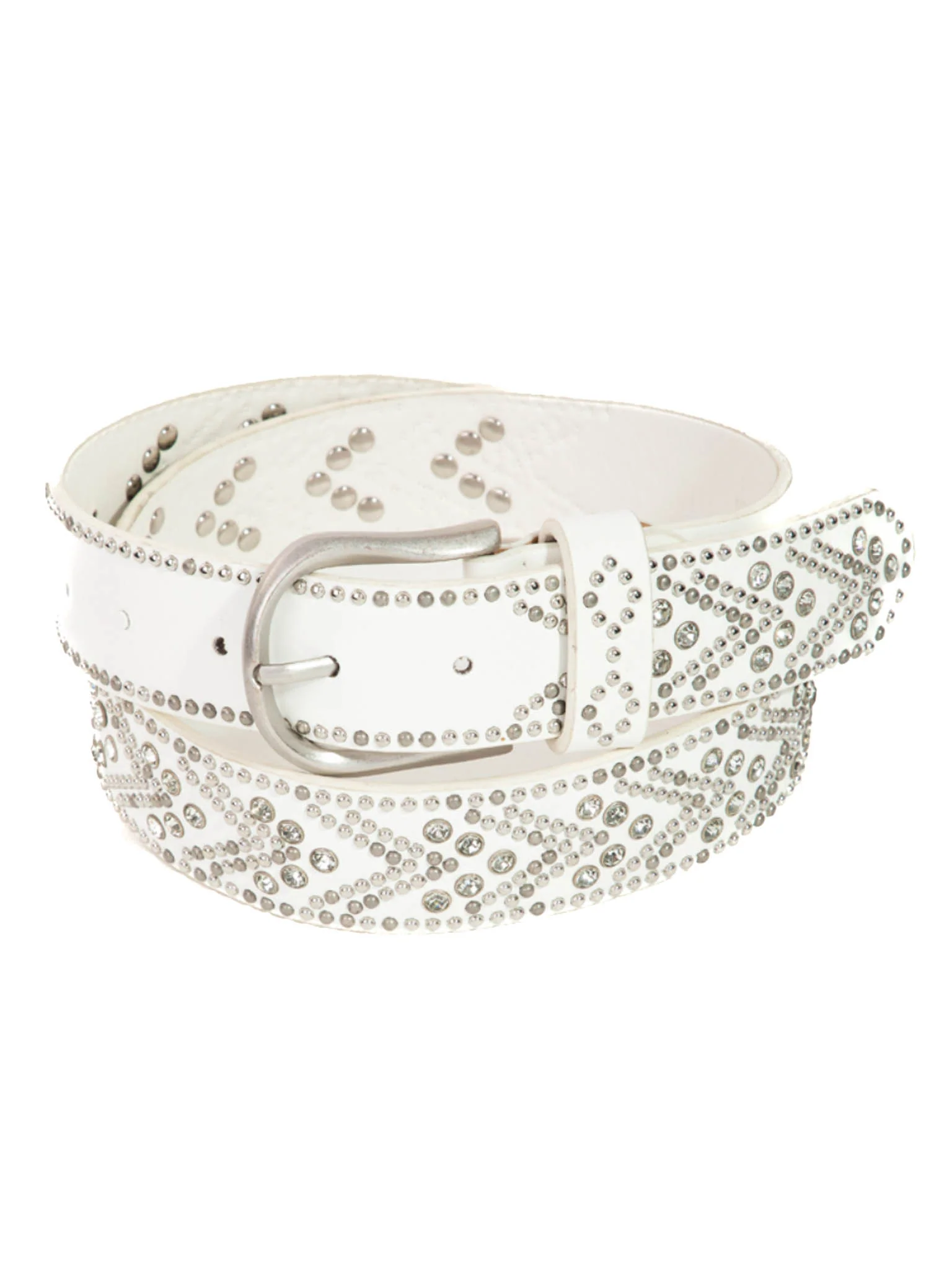 Rhinestone Metallic Studded Belt - Image 2